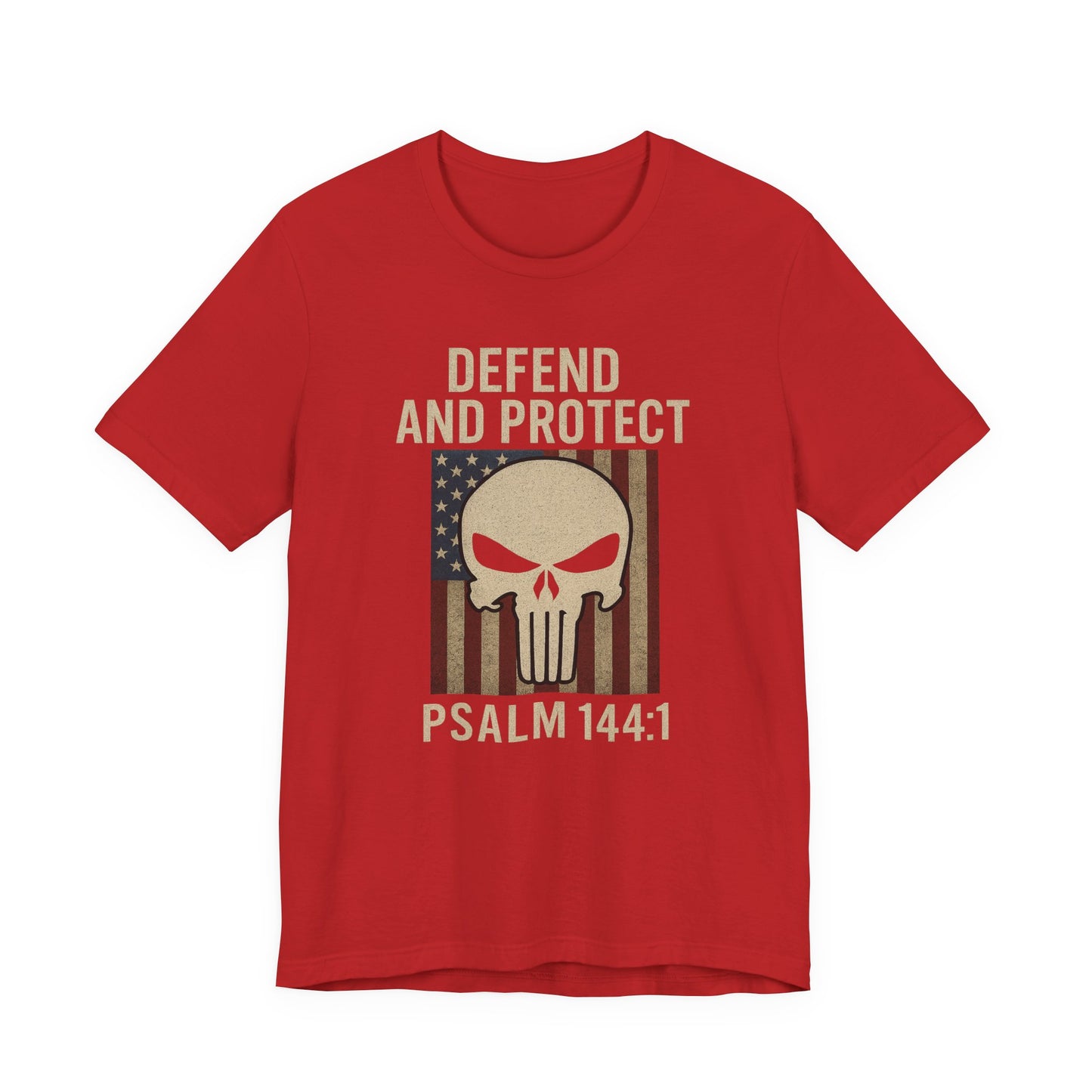 Defend and Protect Bible Verse Psalm 144:1 T-Shirt