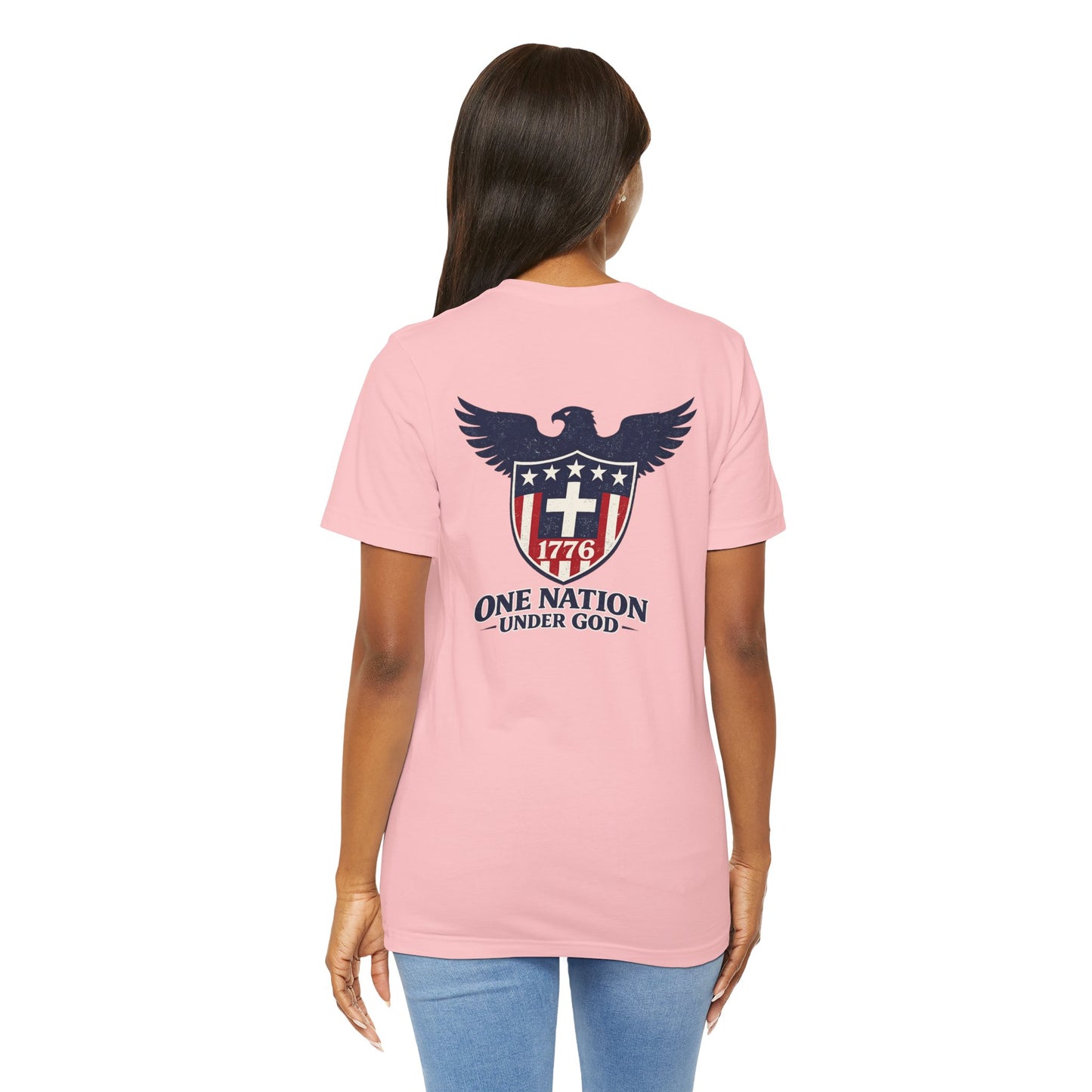 Patriotic Eagle 1776 T-Shirt — One Nation Under God Tee