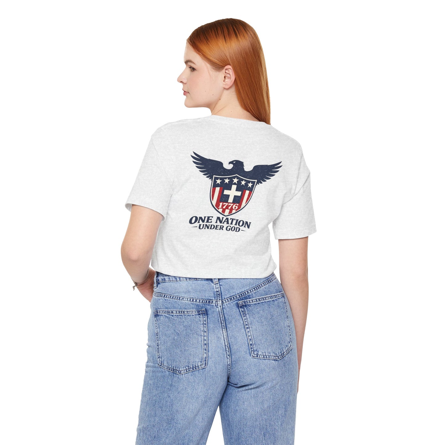 Patriotic Eagle 1776 T-Shirt — One Nation Under God Tee