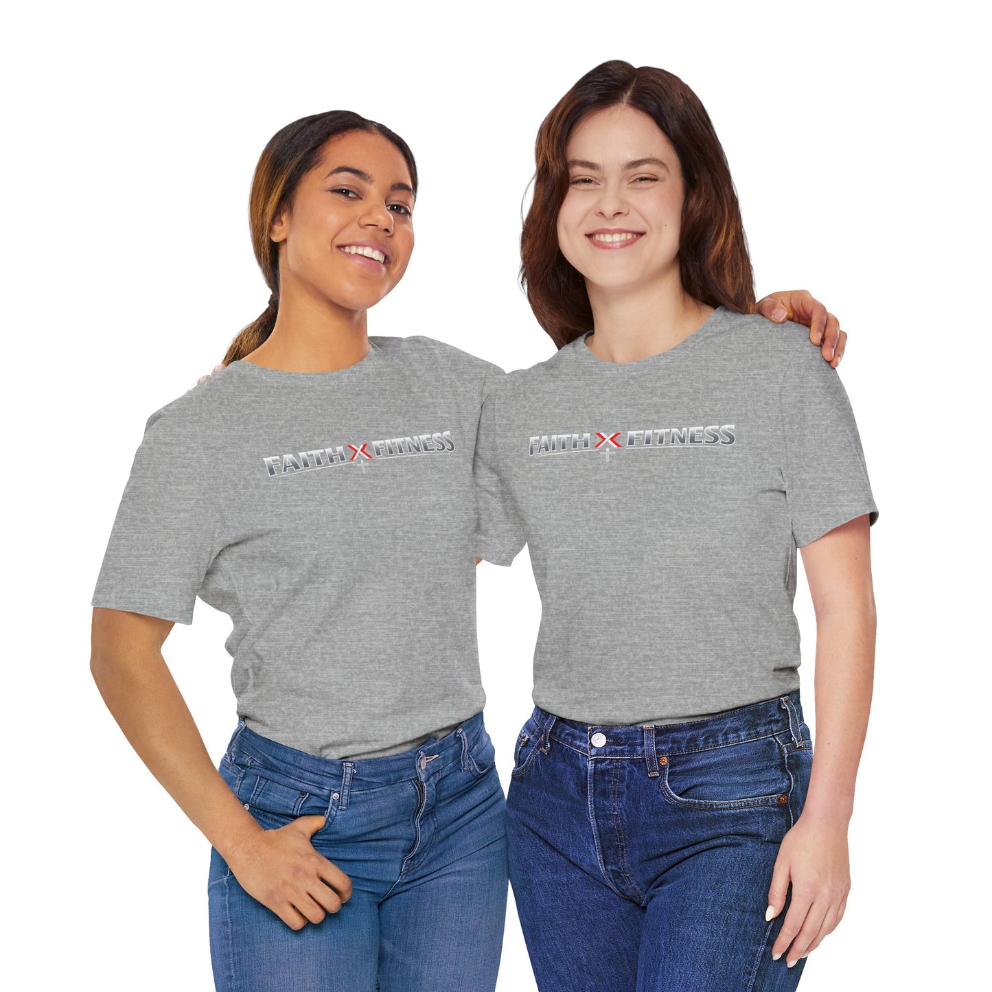 Faith x Fitness T-Shirt — Inspirational Workout Tee
