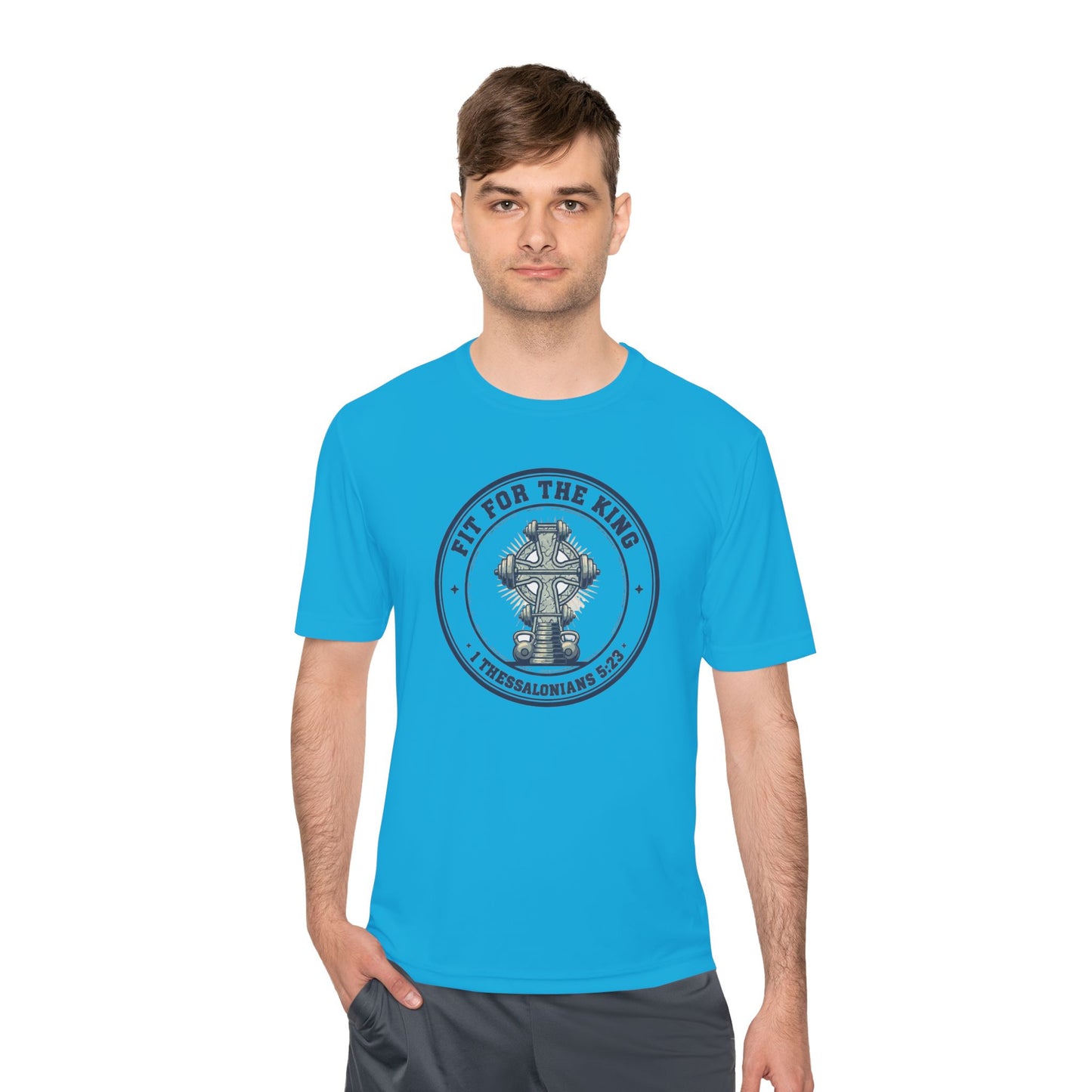 Philippians 4:13 'Strength in Christ' Workout Tee — I Can Do All Things
