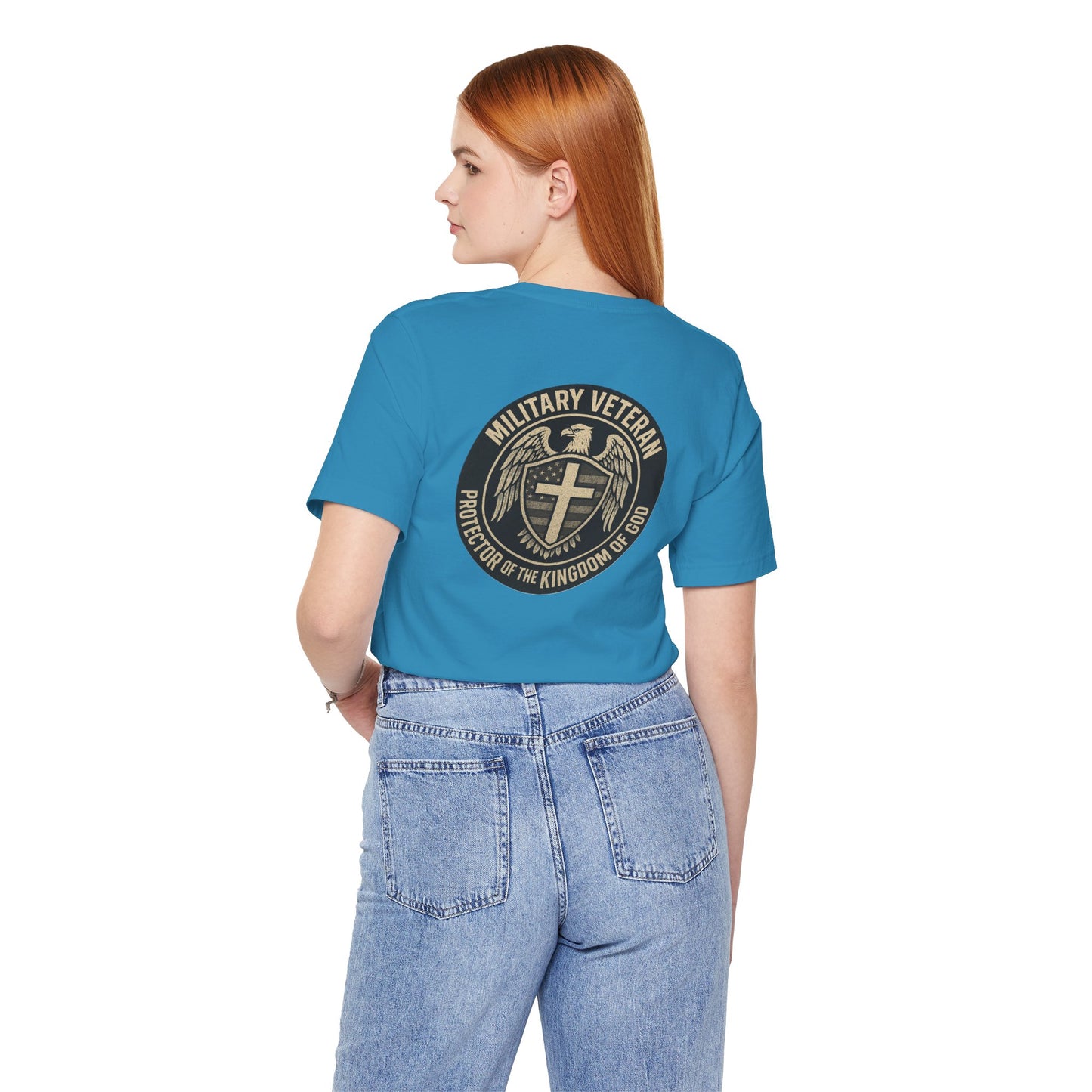 Veteran Protector Tee — "Military Veteran Protector of the Kingdom of God"
