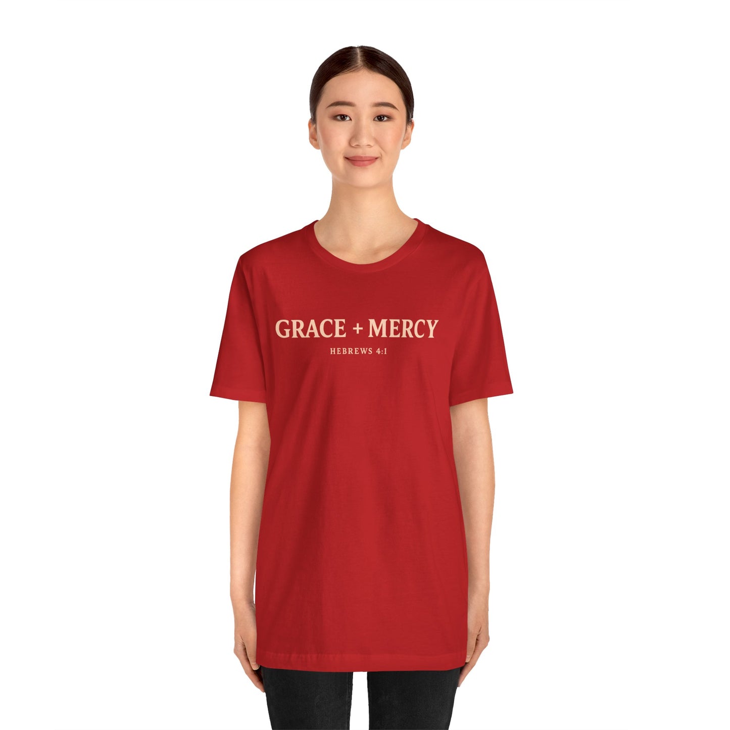 Grace + Mercy Graphic T-Shirt — Faith-Inspired Christian Tee