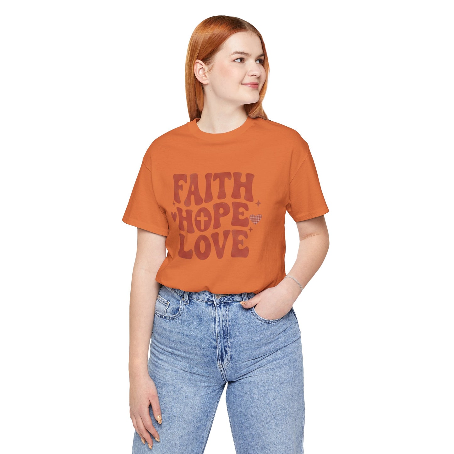 Faith Hope Love T-Shirt — Christian Inspirational Tee