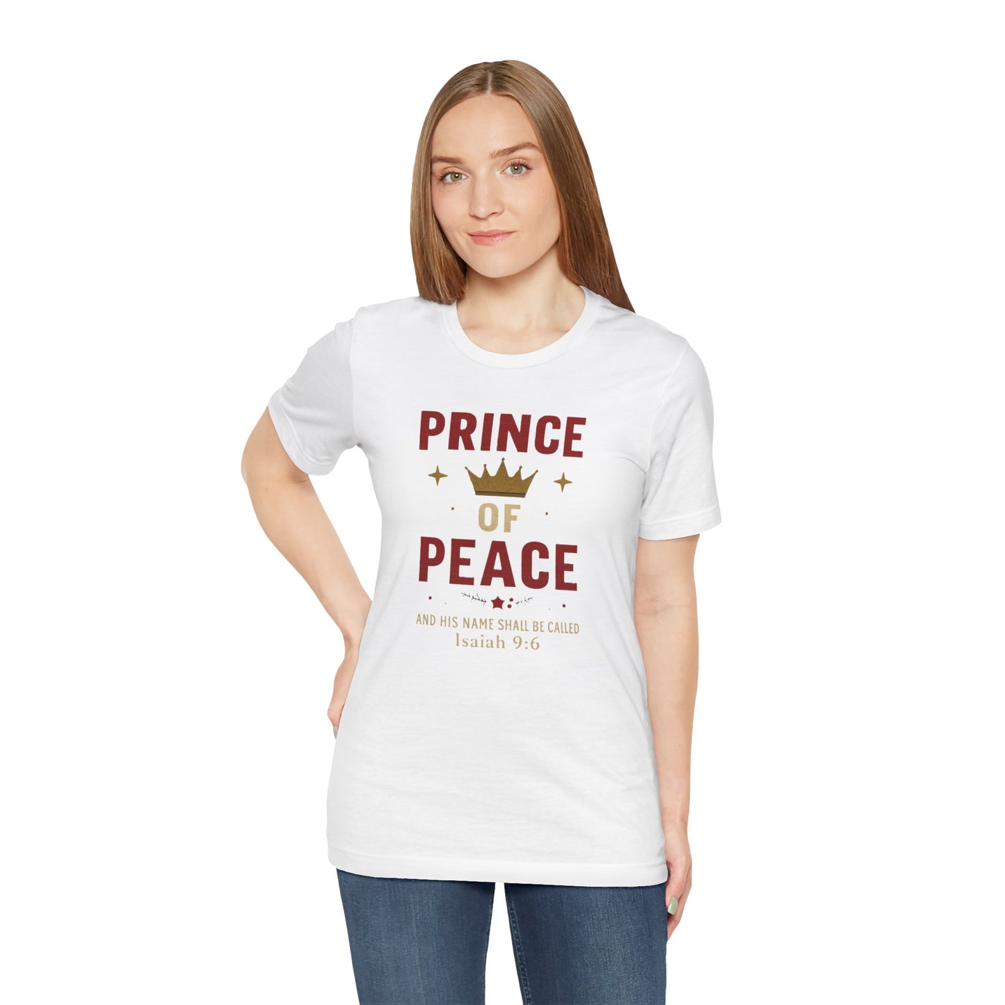 Prince of Peace Isaiah 9:6 T-Shirt — Bible Verse Christian Tee