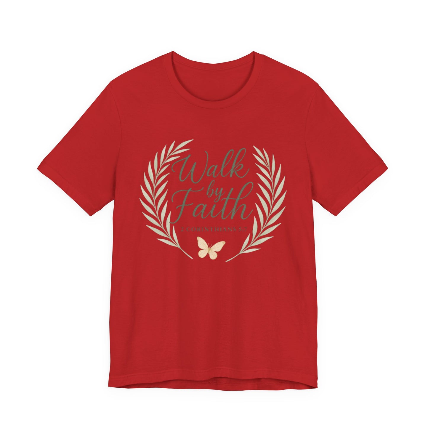 Walk by Faith T-Shirt — Inspirational Christian Tee (2 Corinthians)