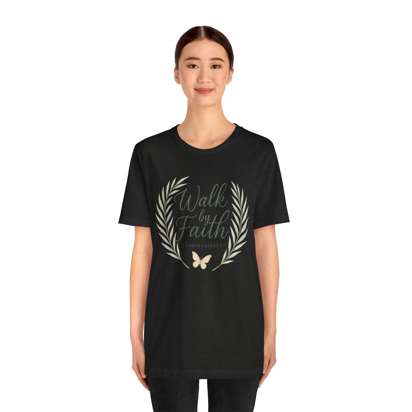 Walk by Faith T-Shirt — Inspirational Christian Tee (2 Corinthians)