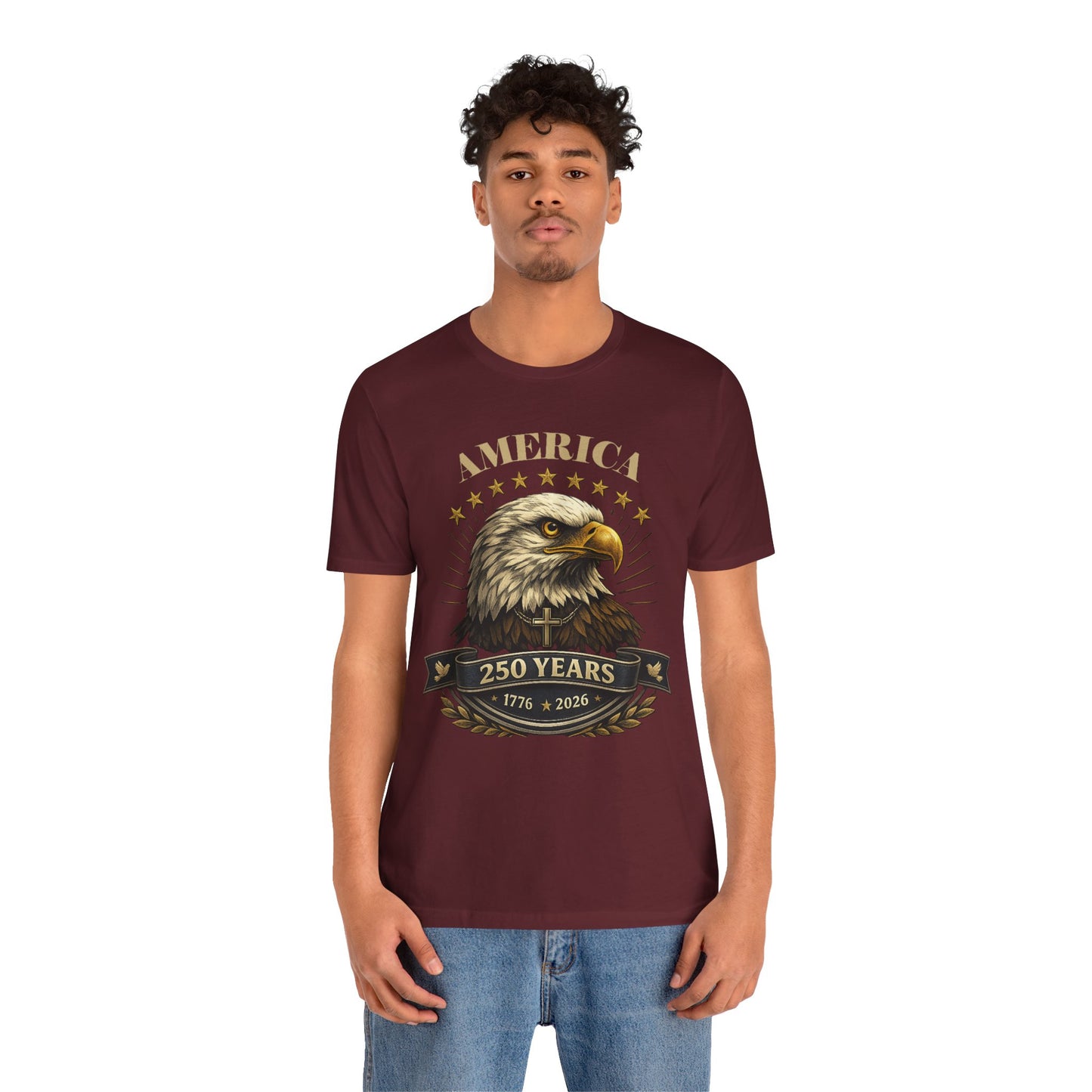 America 250th Anniversary Eagle T-Shirt — 1776–2026 Patriotic Tee