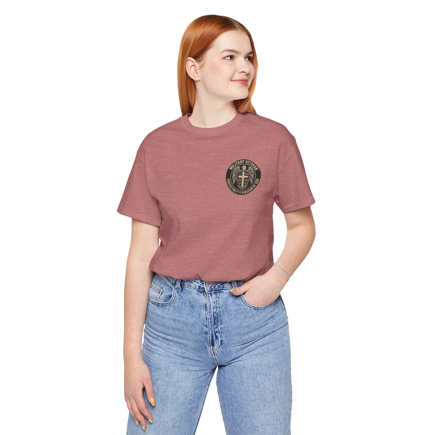 Veteran Protector Tee — "Military Veteran Protector of the Kingdom of God"