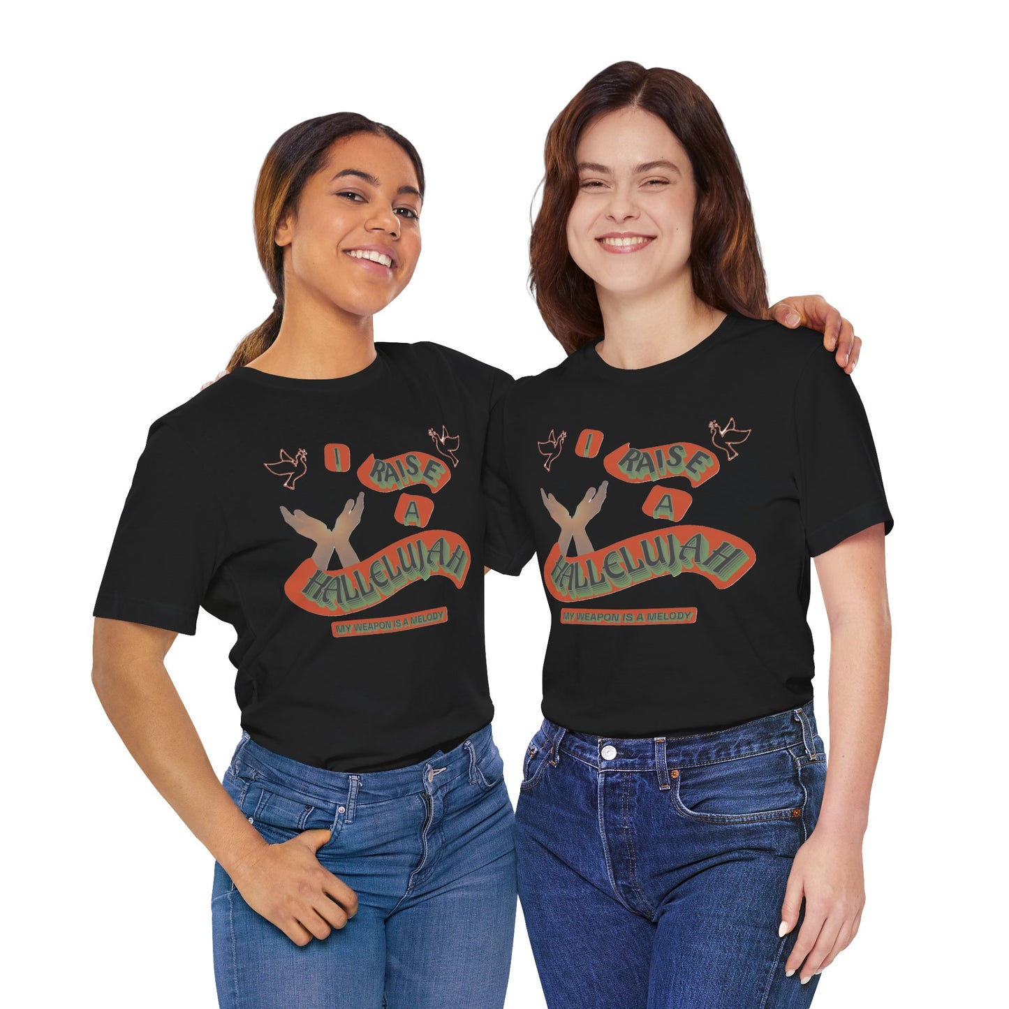 Unisex Jersey Short Sleeve Tee "I RAISE A HALLELUJAH"
