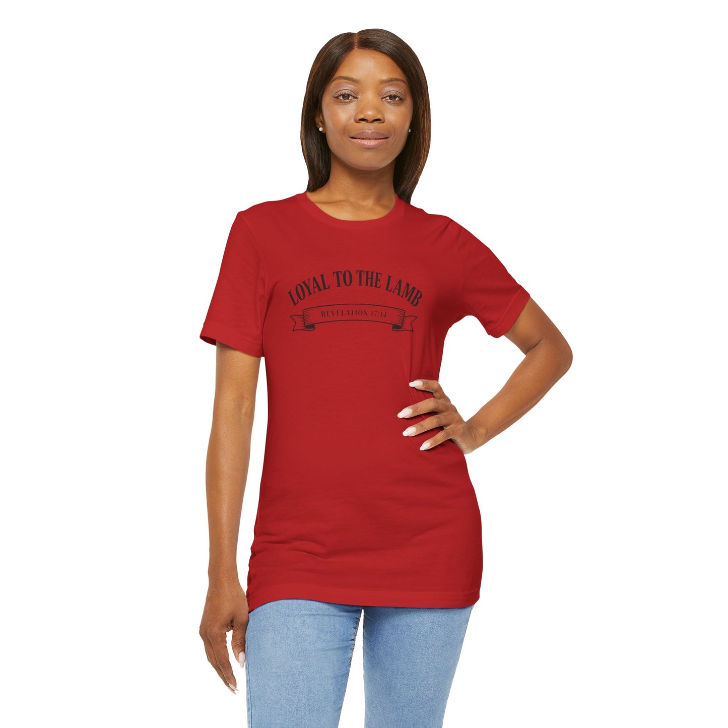 Loyal to the Lamb Tee — Christian Faith Short Sleeve T-Shirt