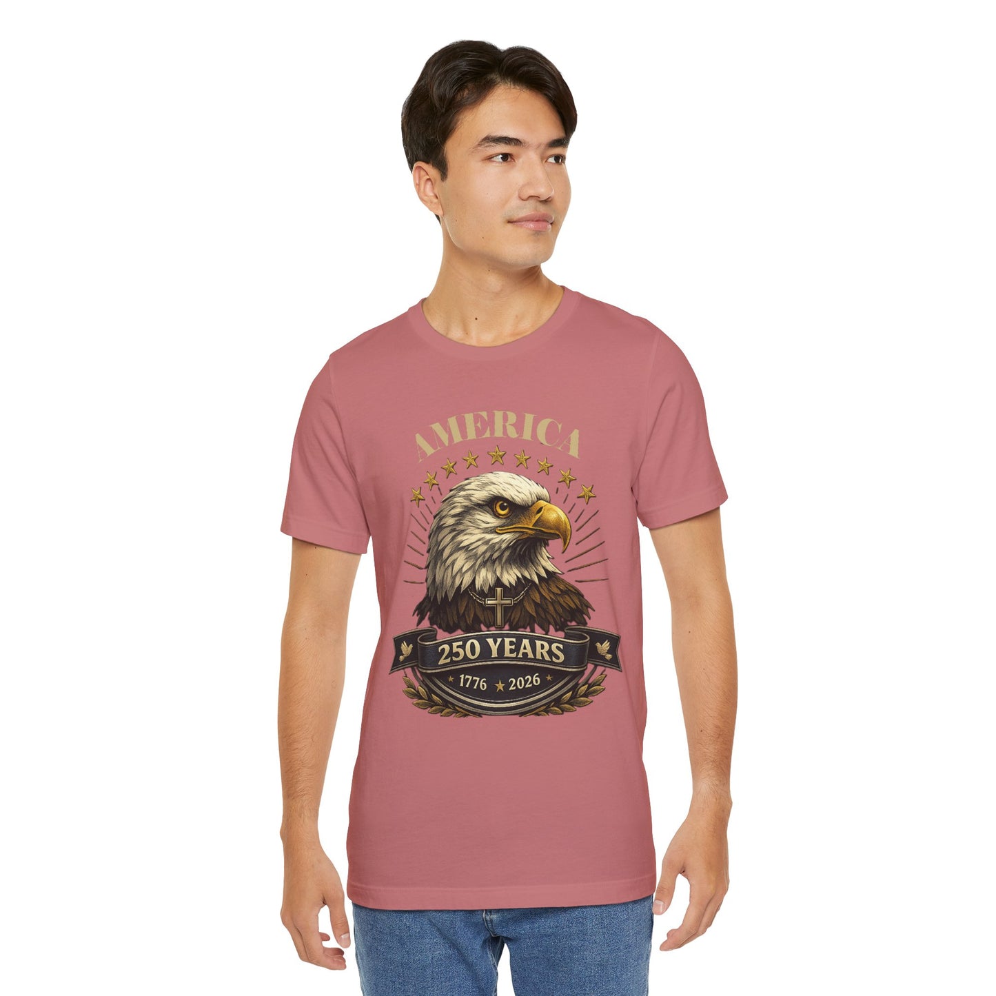 America 250th Anniversary Eagle T-Shirt — 1776–2026 Patriotic Tee
