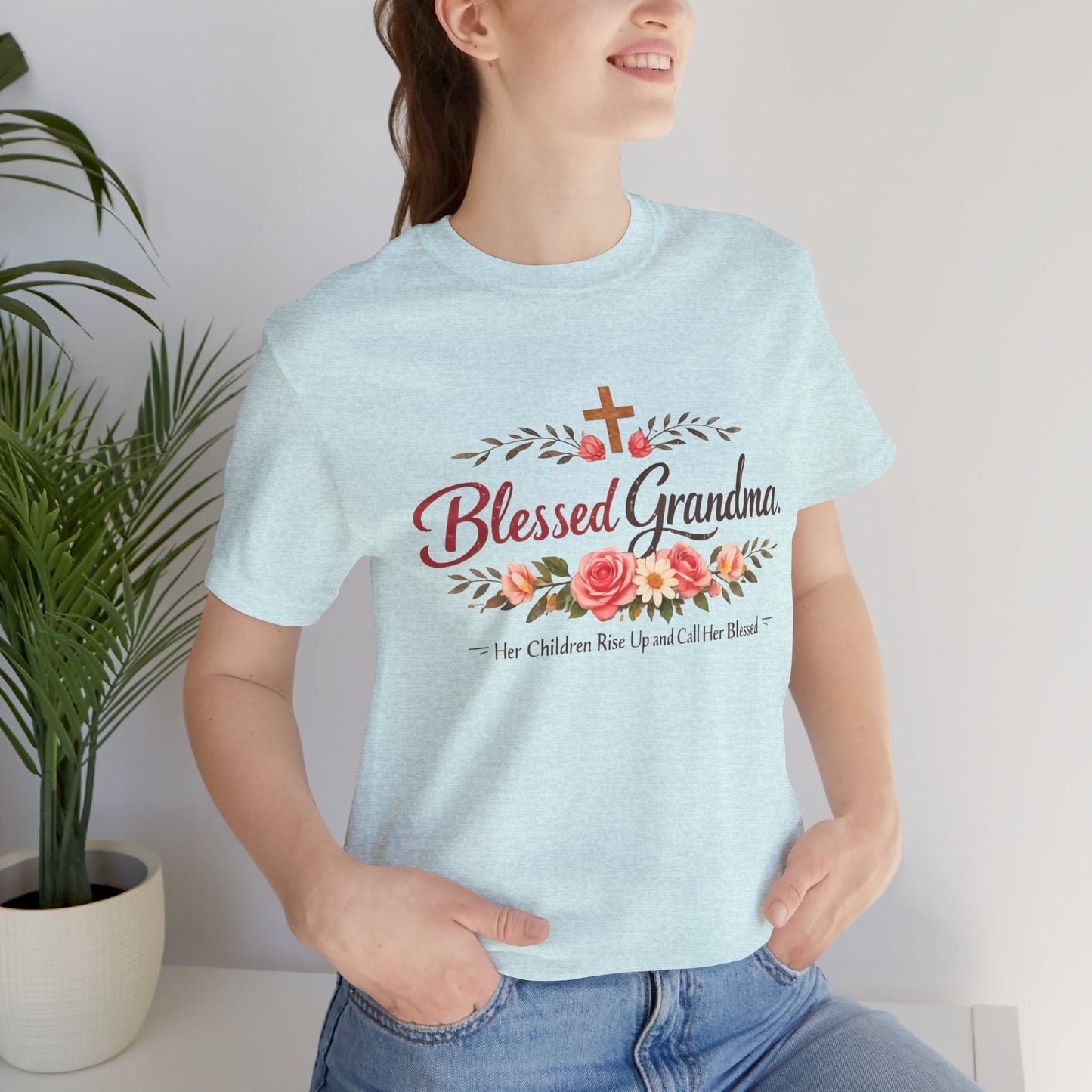 Blessed Grandma Floral Tee