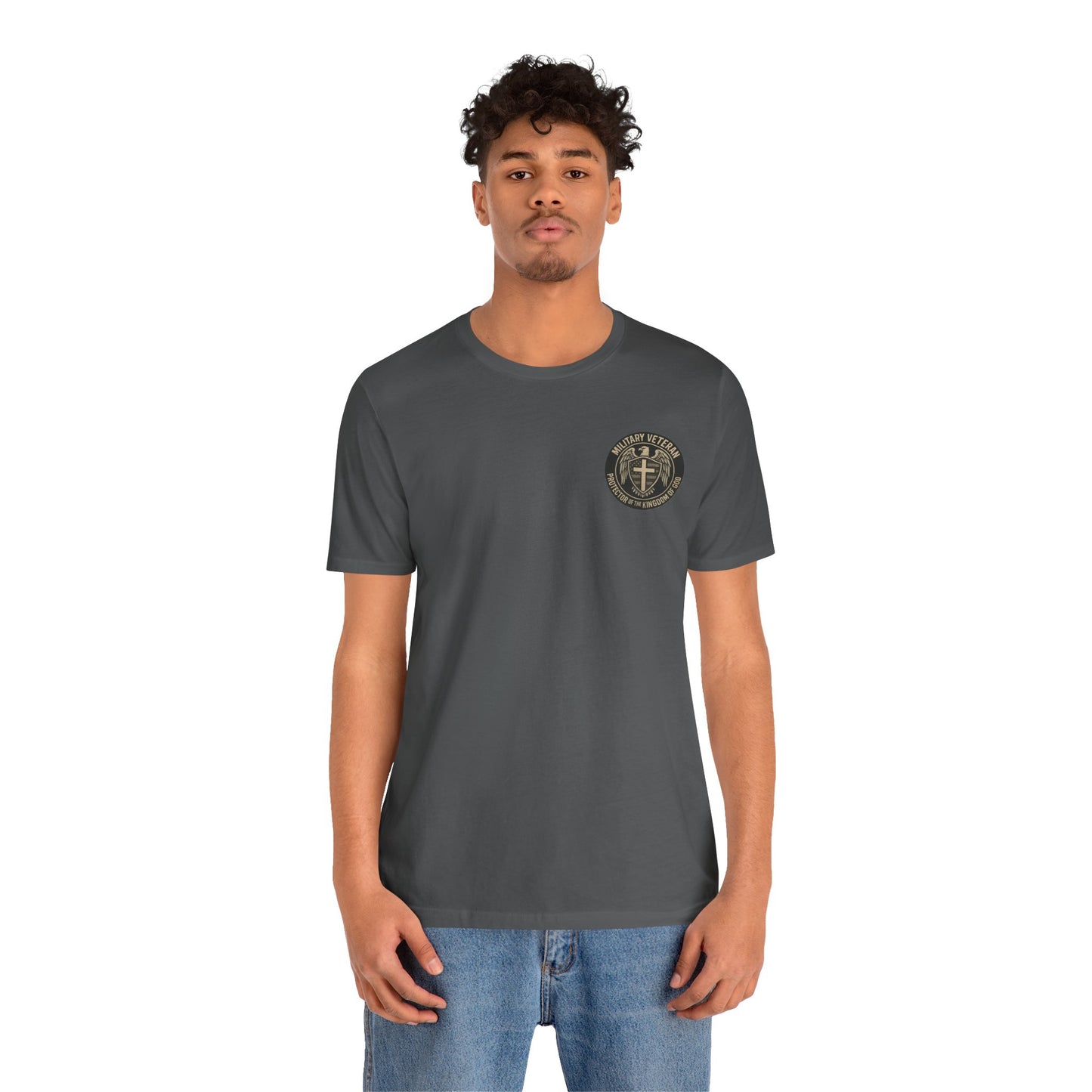 Veteran Protector Tee — "Military Veteran Protector of the Kingdom of God"