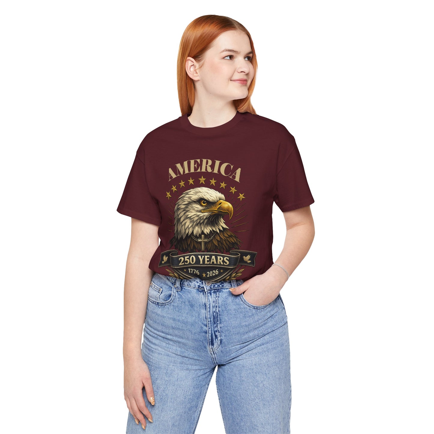 America 250th Anniversary Eagle T-Shirt — 1776–2026 Patriotic Tee
