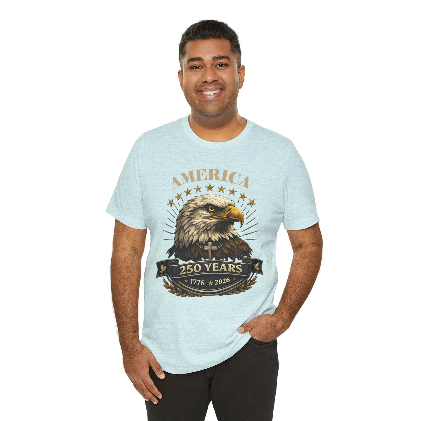 America 250th Anniversary Eagle T-Shirt — 1776–2026 Patriotic Tee
