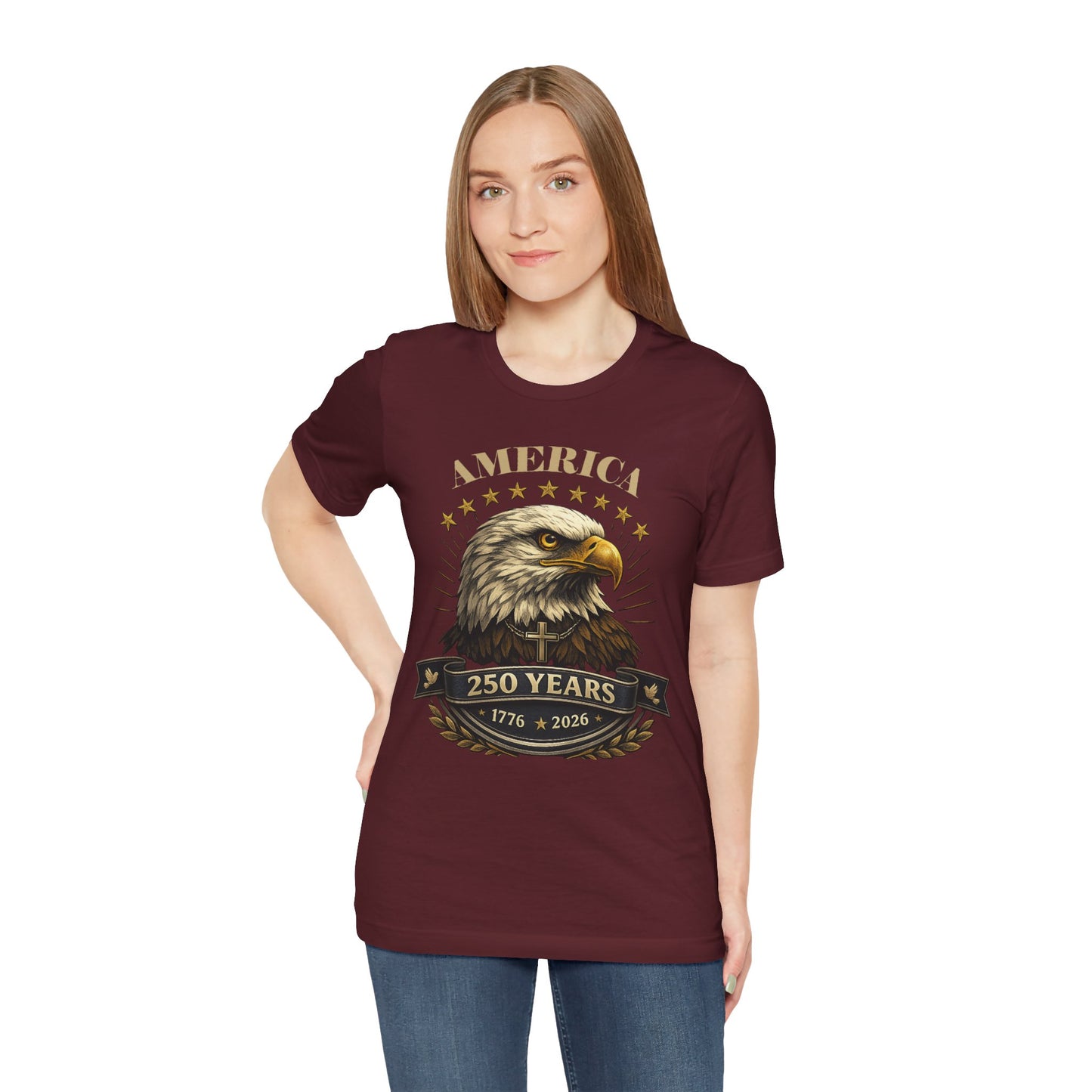America 250th Anniversary Eagle T-Shirt — 1776–2026 Patriotic Tee