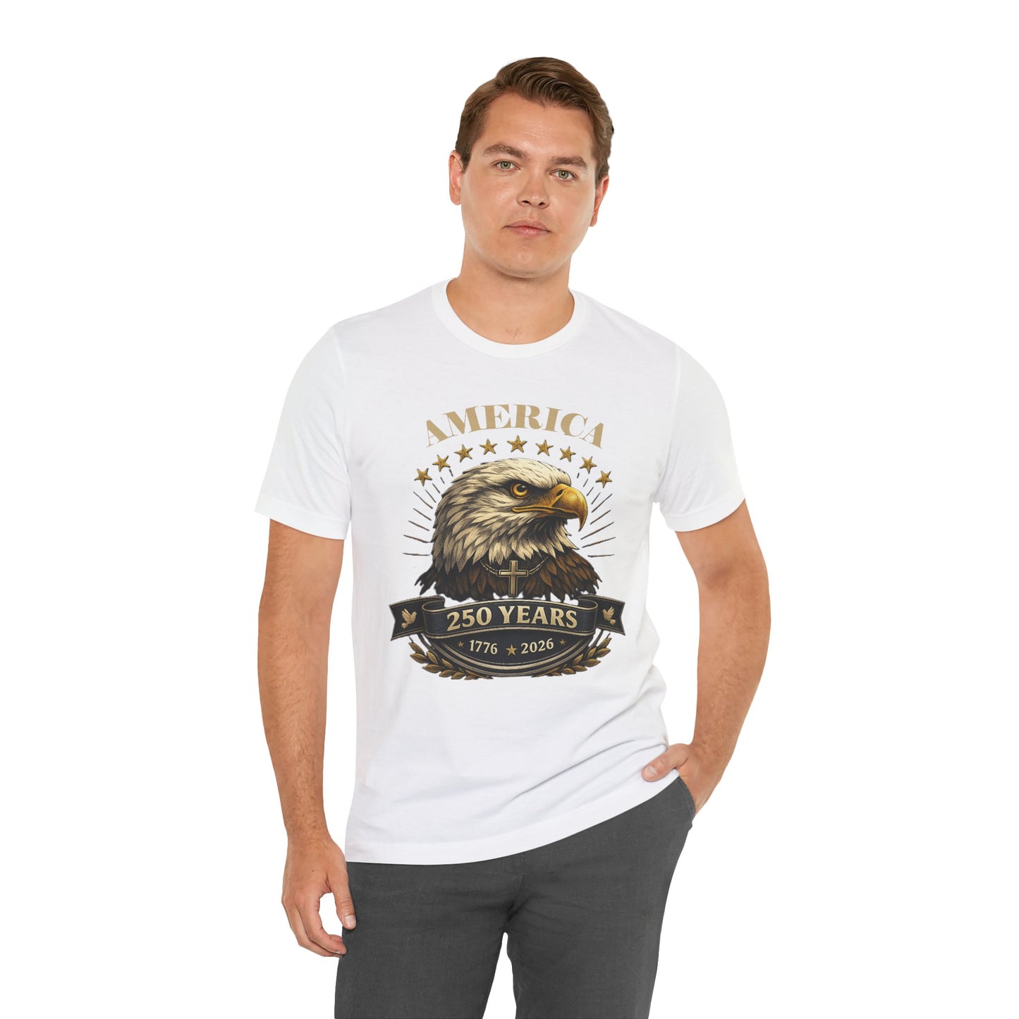 America 250th Anniversary Eagle T-Shirt — 1776–2026 Patriotic Tee
