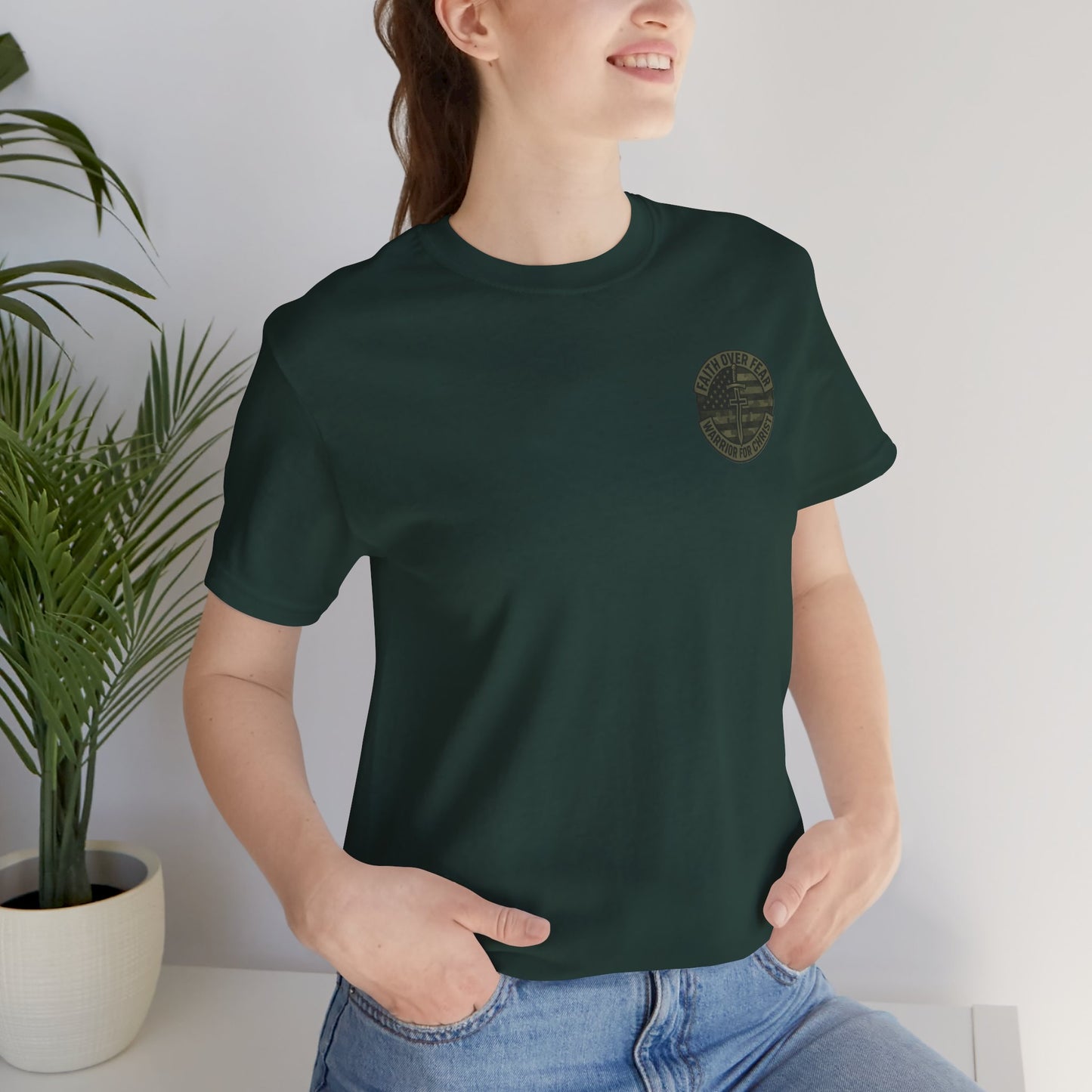 Faith Over Fear "Warrior for Christ" T-Shirt