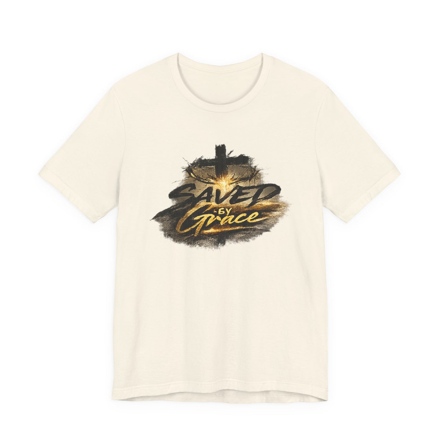 Saved By Grace T‑Shirt — Christian Cross Faith Tee