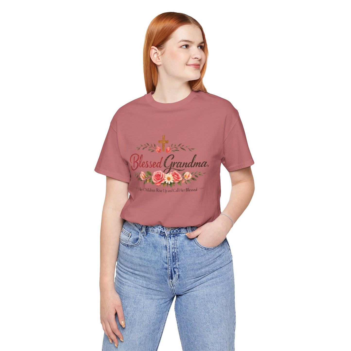 Blessed Grandma Floral Tee