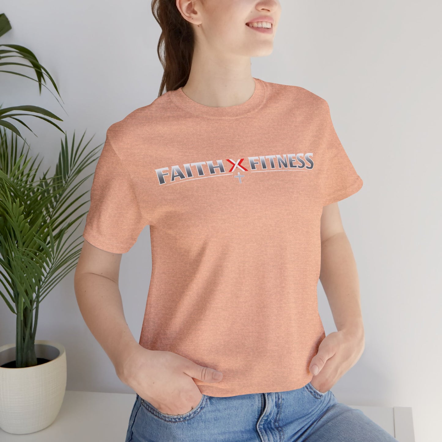 Faith x Fitness T-Shirt — Inspirational Workout Tee