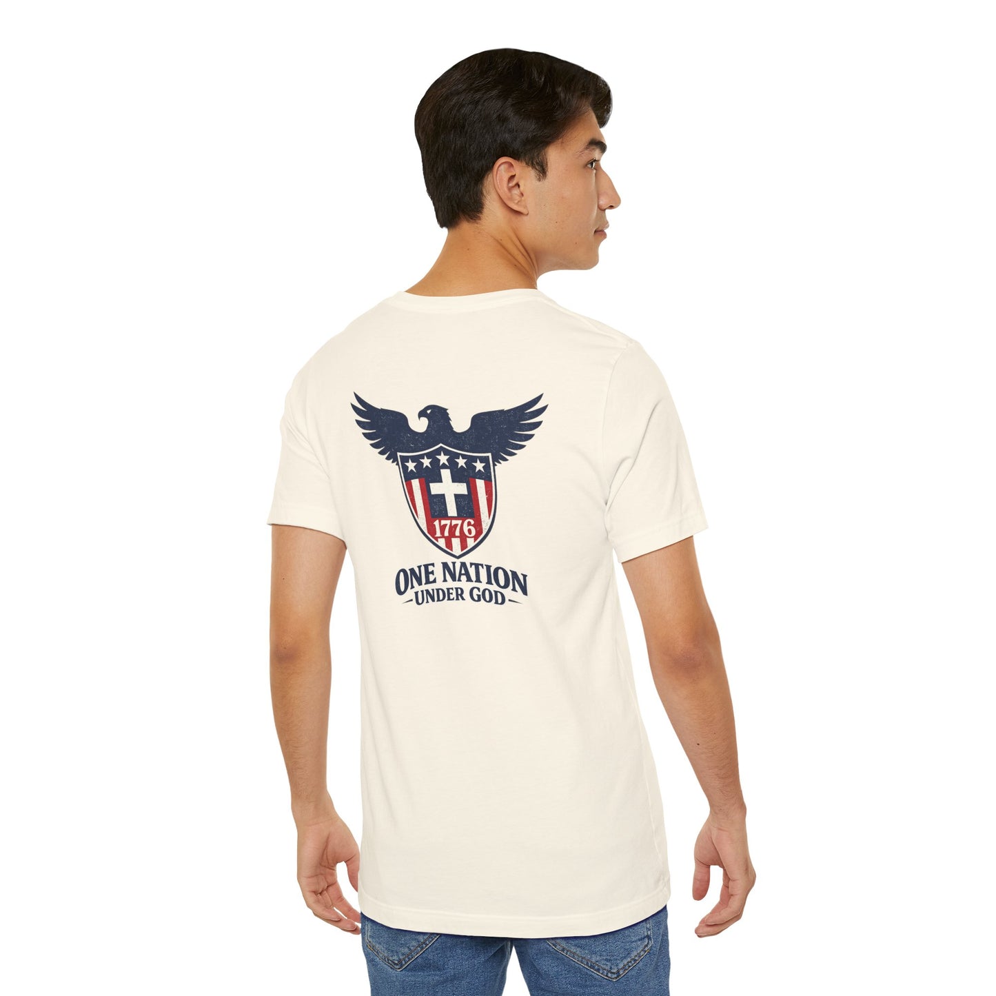 Patriotic Eagle 1776 T-Shirt — One Nation Under God Tee