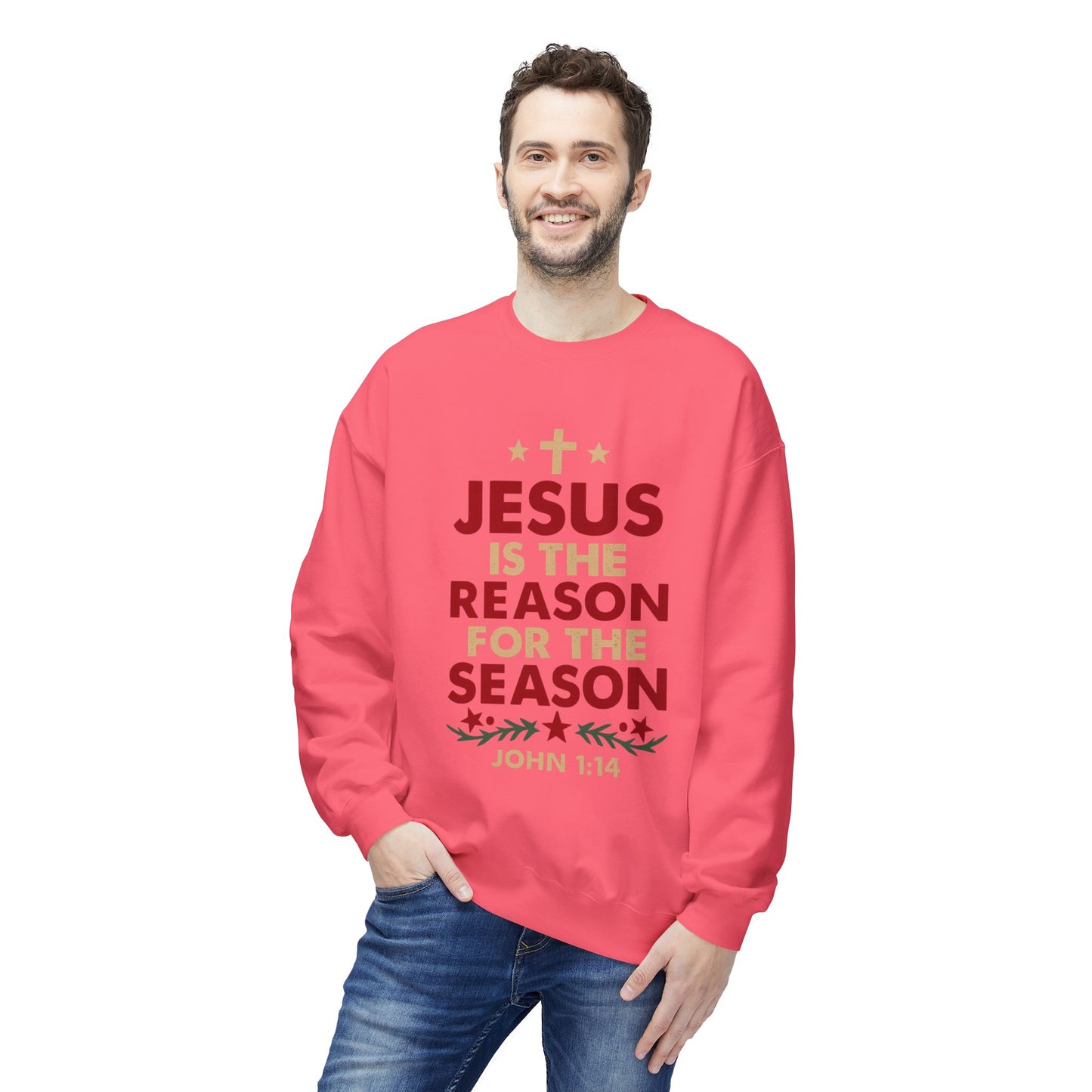 Jesus Is the Reason for the Season Crewneck Sweatshirt