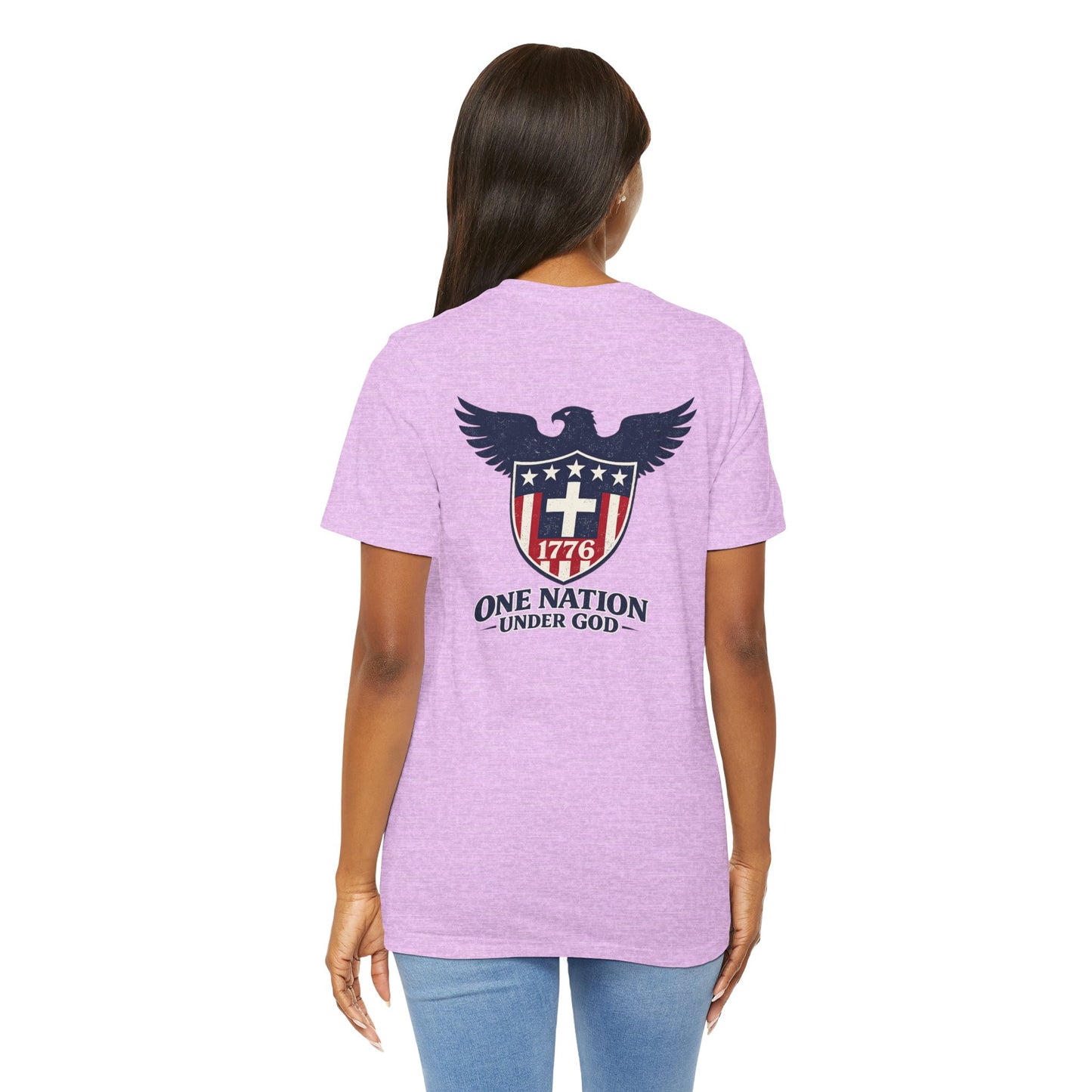 Patriotic Eagle 1776 T-Shirt — One Nation Under God Tee
