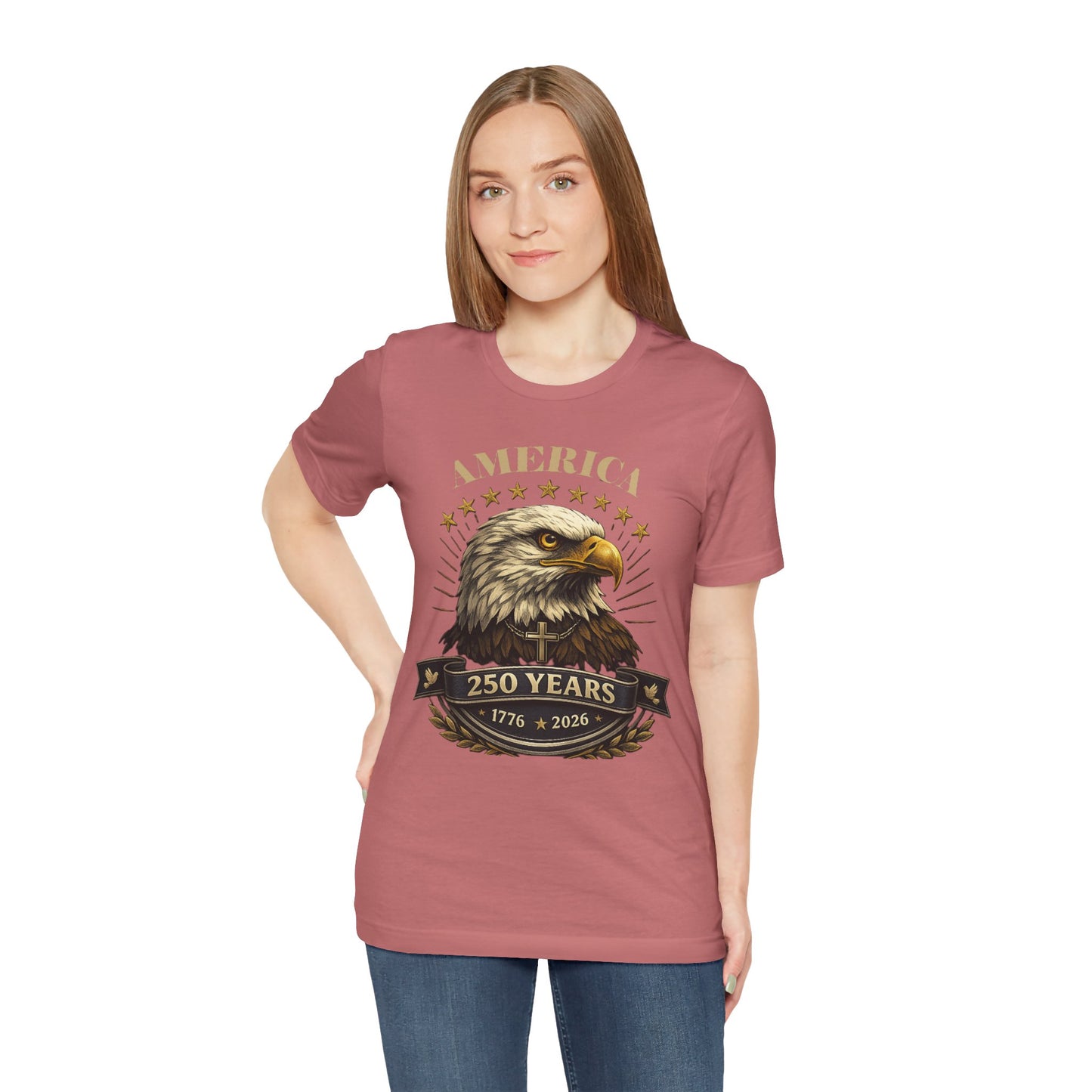 America 250th Anniversary Eagle T-Shirt — 1776–2026 Patriotic Tee