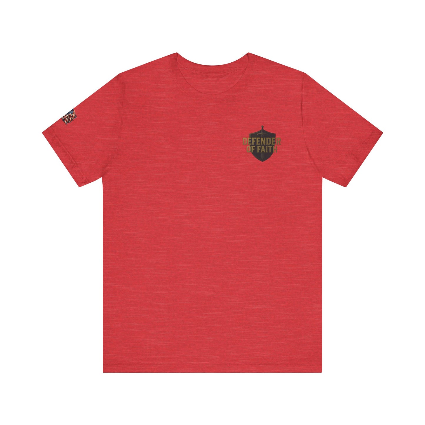 Psalm 144:1 'Defender of Faith' T-Shirt — Christian Scripture Tee