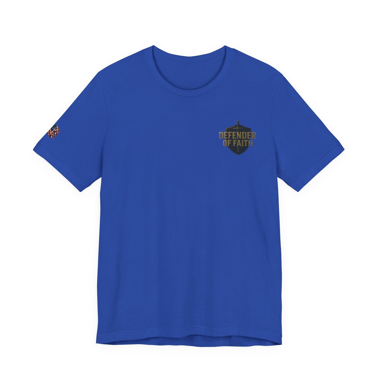 Psalm 144:1 'Defender of Faith' T-Shirt — Christian Scripture Tee