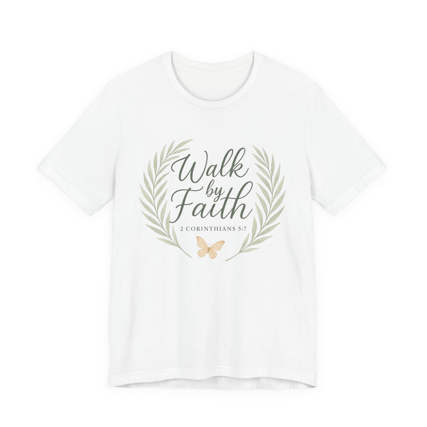 Walk by Faith T-Shirt — Inspirational Christian Tee (2 Corinthians)