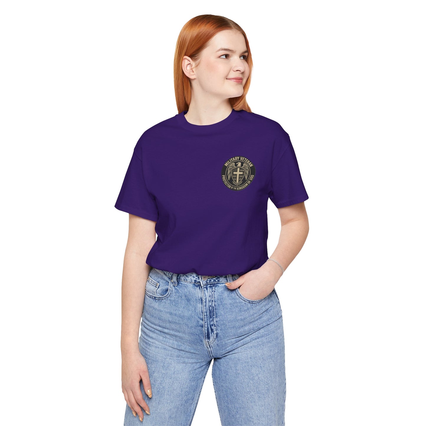 Veteran Protector Tee — "Military Veteran Protector of the Kingdom of God"