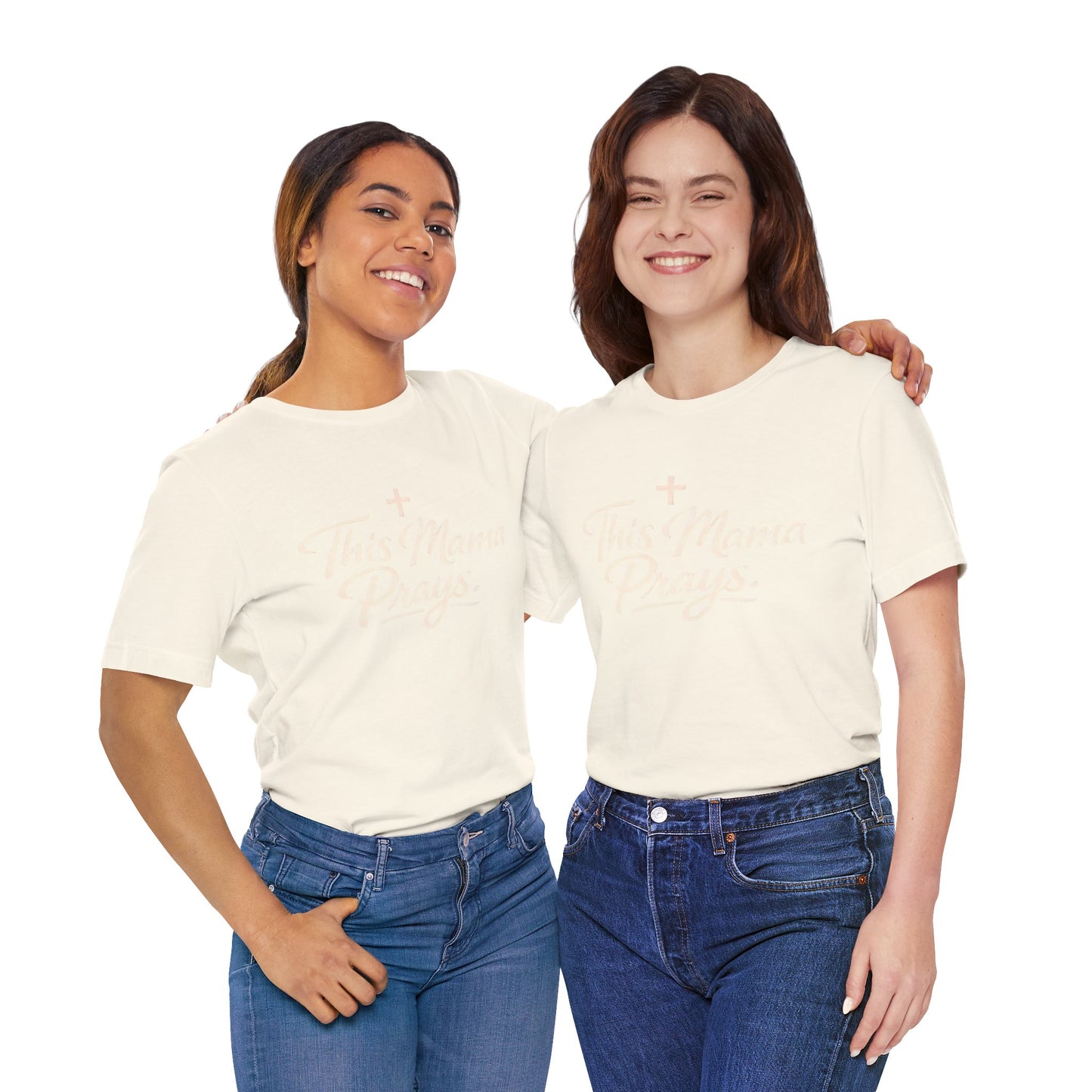 T-Shirt — “This Mama Prays” Faith Graphic Tee