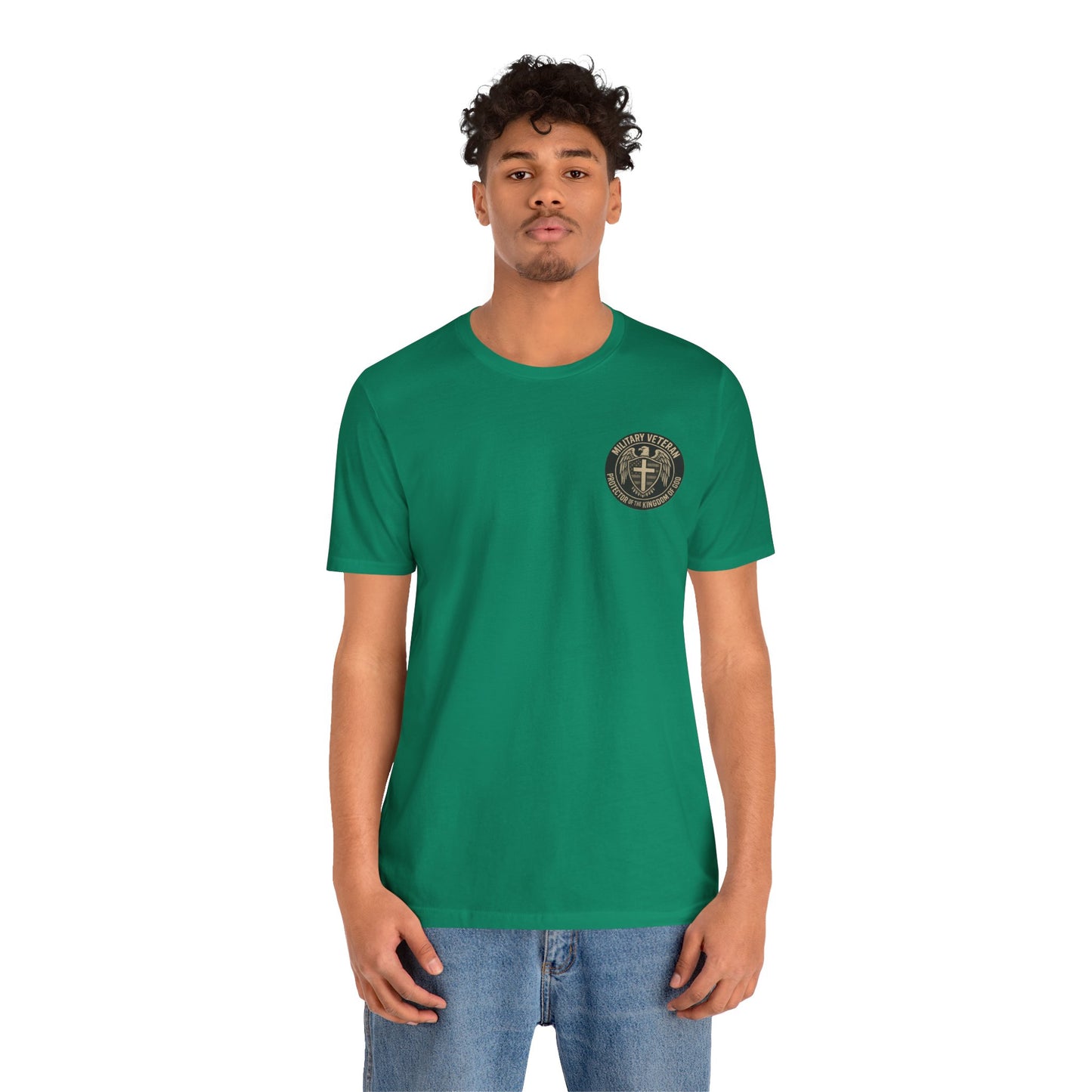 Veteran Protector Tee — "Military Veteran Protector of the Kingdom of God"