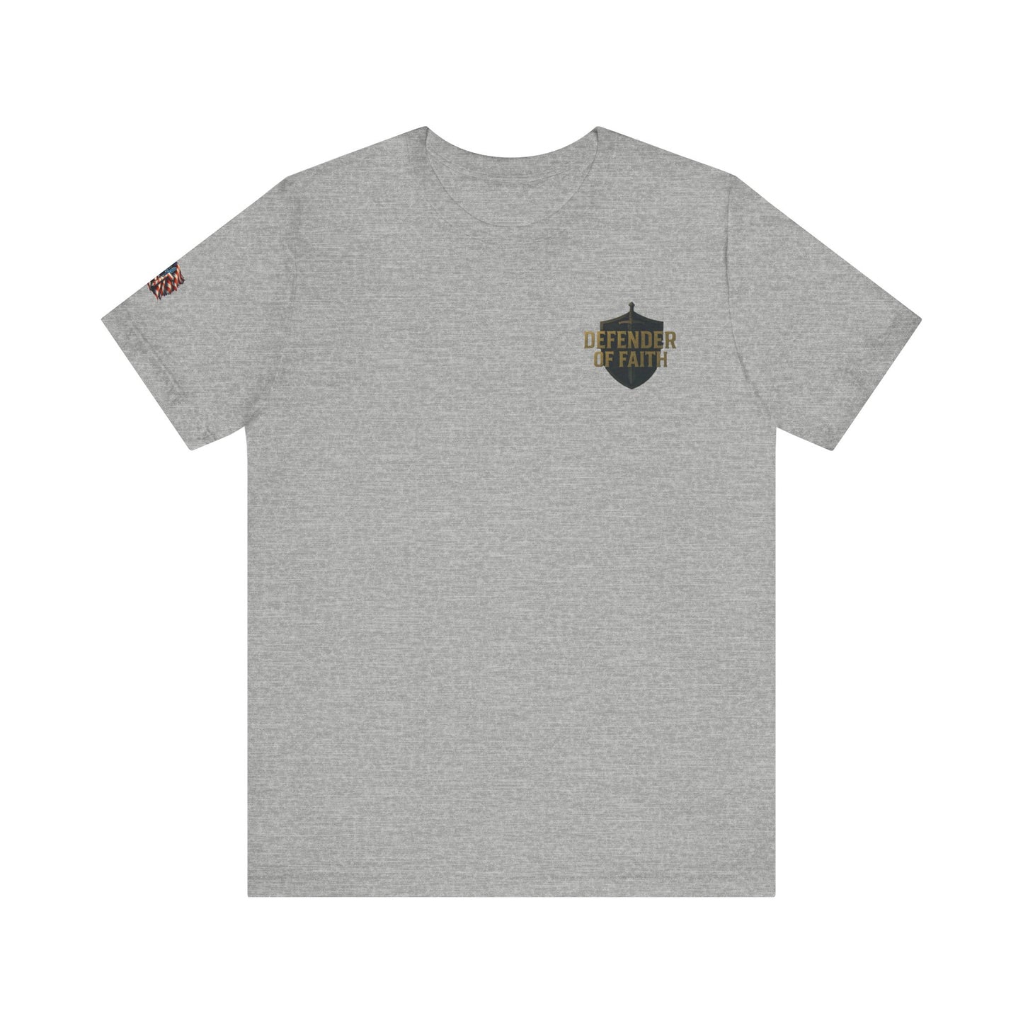 Psalm 144:1 'Defender of Faith' T-Shirt — Christian Scripture Tee