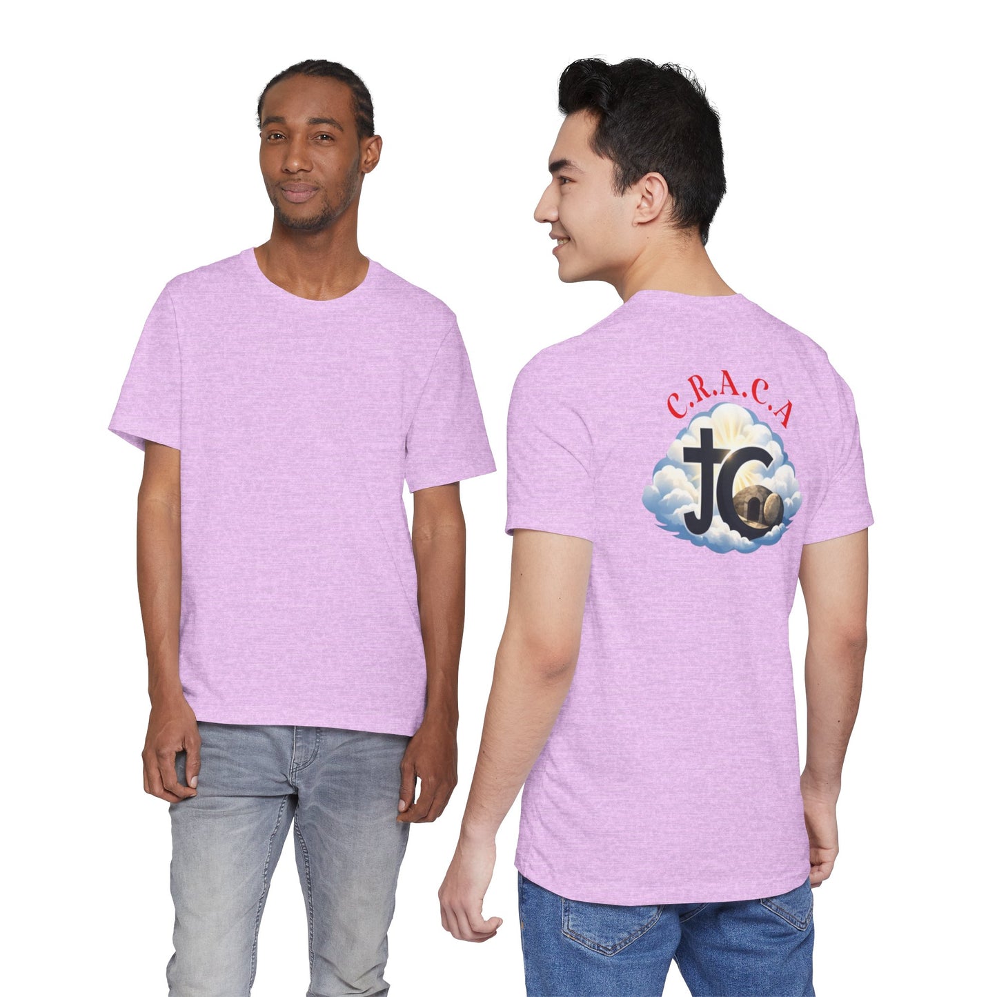 Christian JC Cross Tee — CRACA (Crucified.Risen.And.Coming.Again) Graphic T‑Shirt