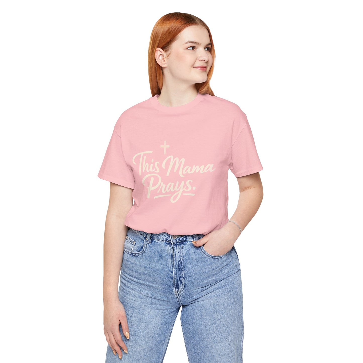 T-Shirt — “This Mama Prays” Faith Graphic Tee
