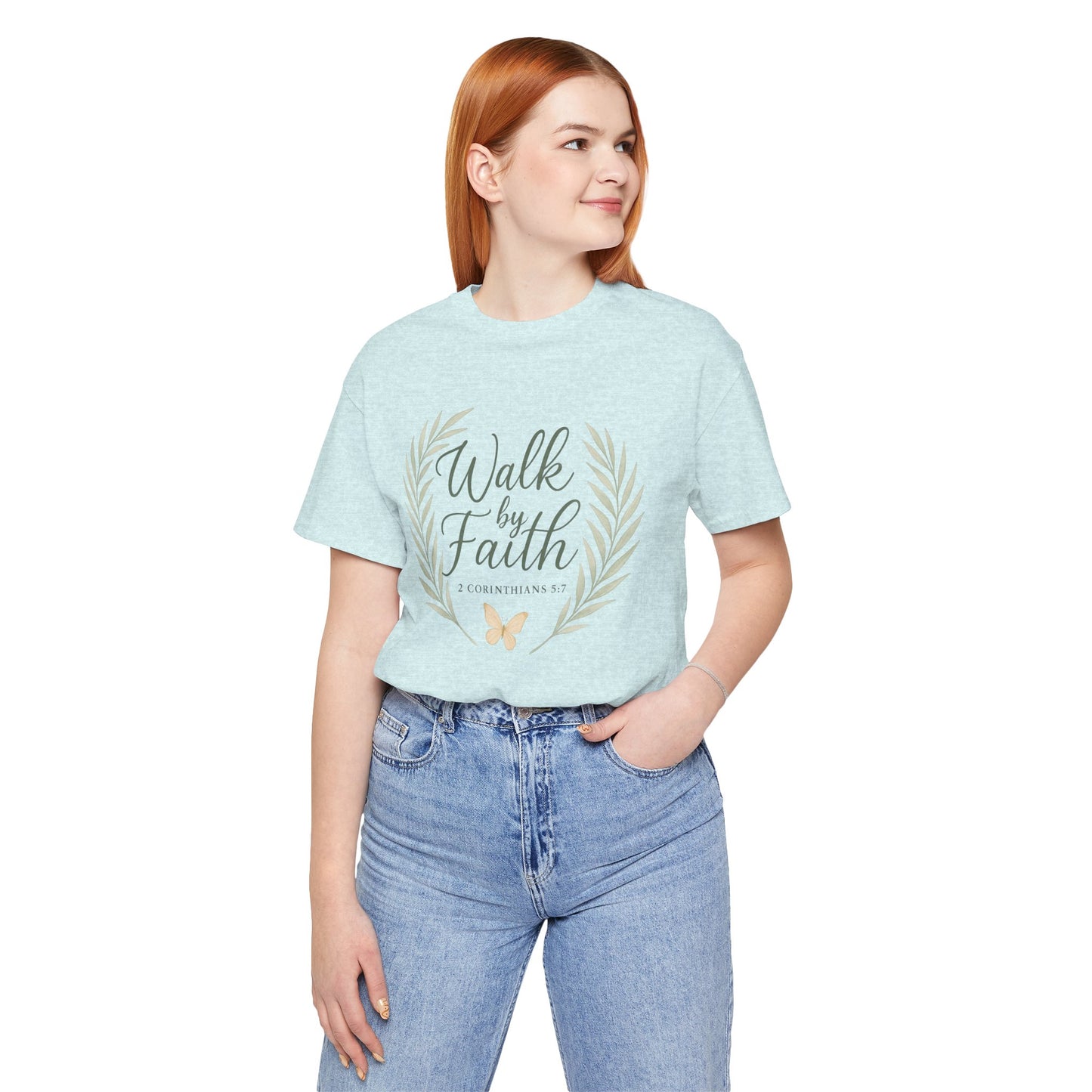Walk by Faith T-Shirt — Inspirational Christian Tee (2 Corinthians)