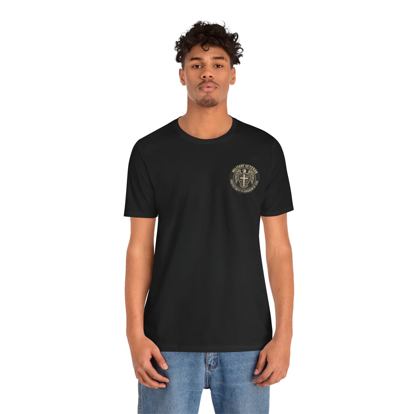 Veteran Protector Tee — "Military Veteran Protector of the Kingdom of God"