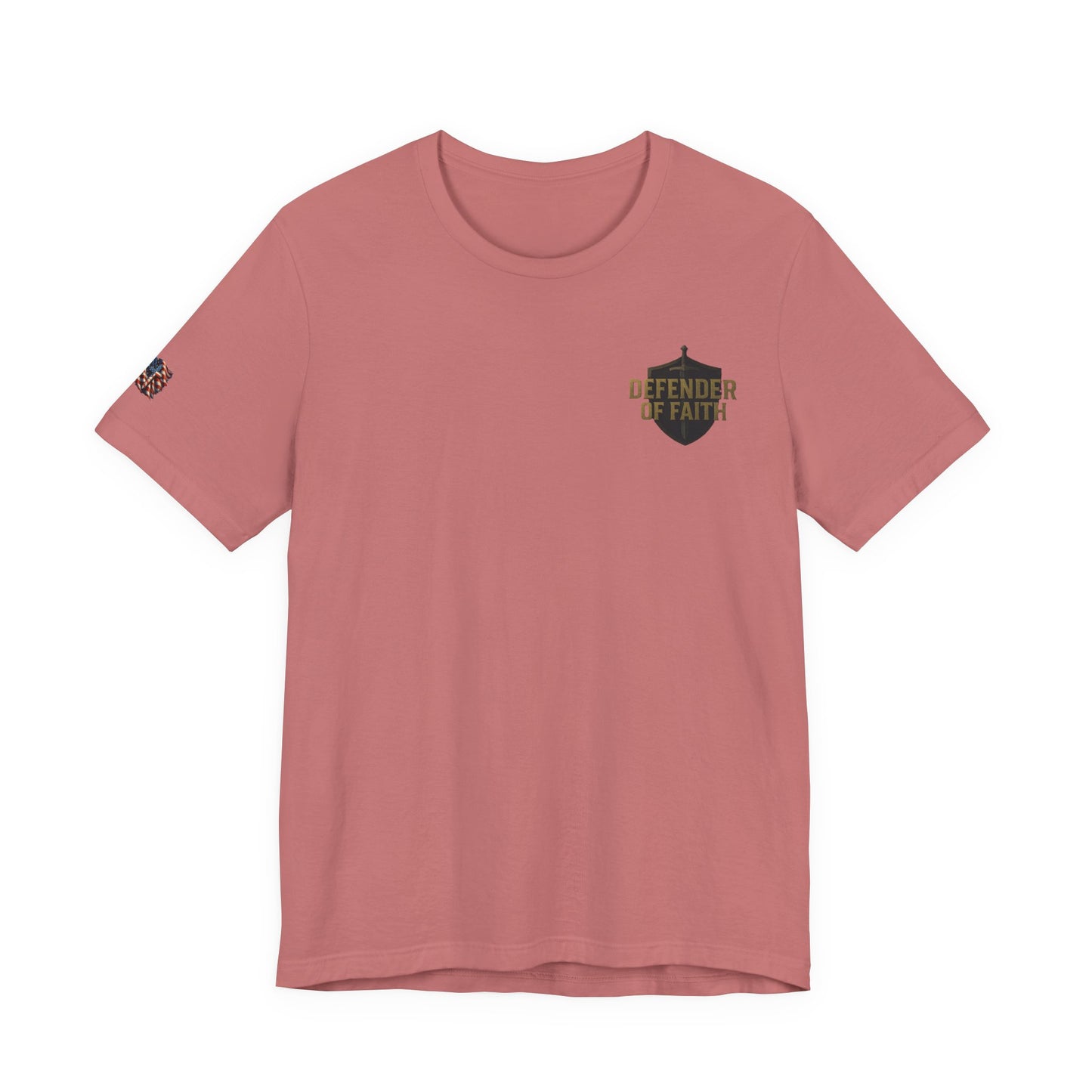 Psalm 144:1 'Defender of Faith' T-Shirt — Christian Scripture Tee