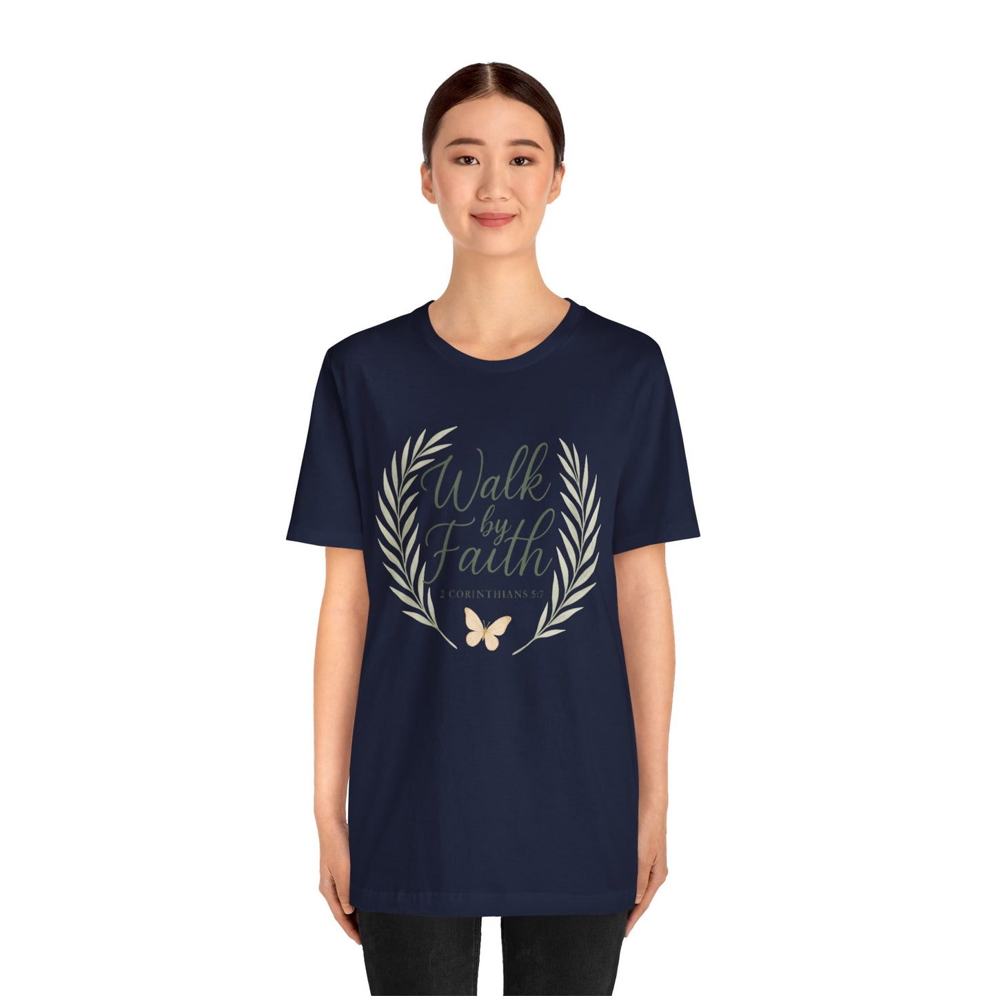Walk by Faith T-Shirt — Inspirational Christian Tee (2 Corinthians)