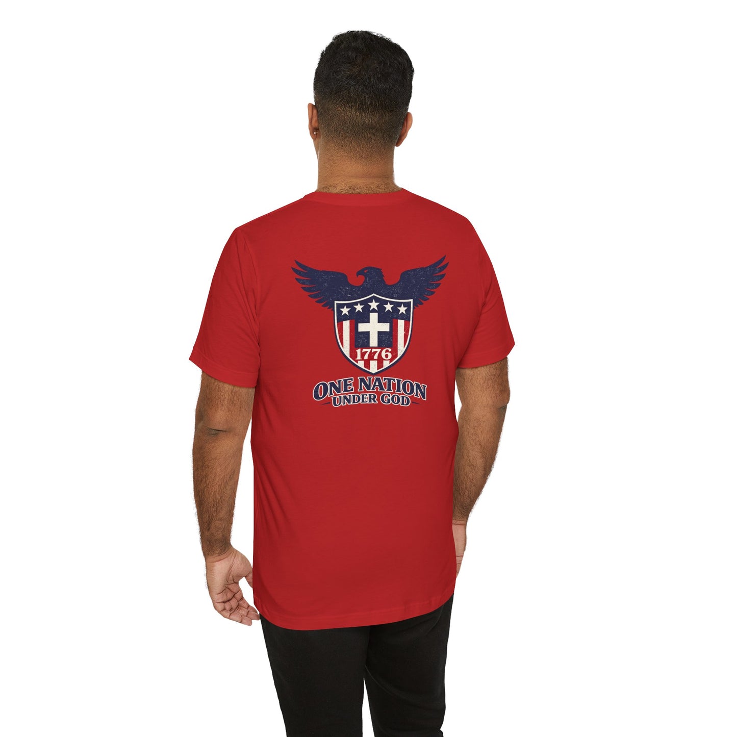 Patriotic Eagle 1776 T-Shirt — One Nation Under God Tee