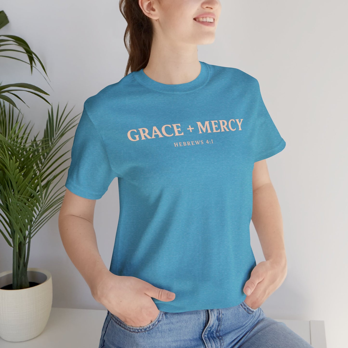 Grace + Mercy Graphic T-Shirt — Faith-Inspired Christian Tee
