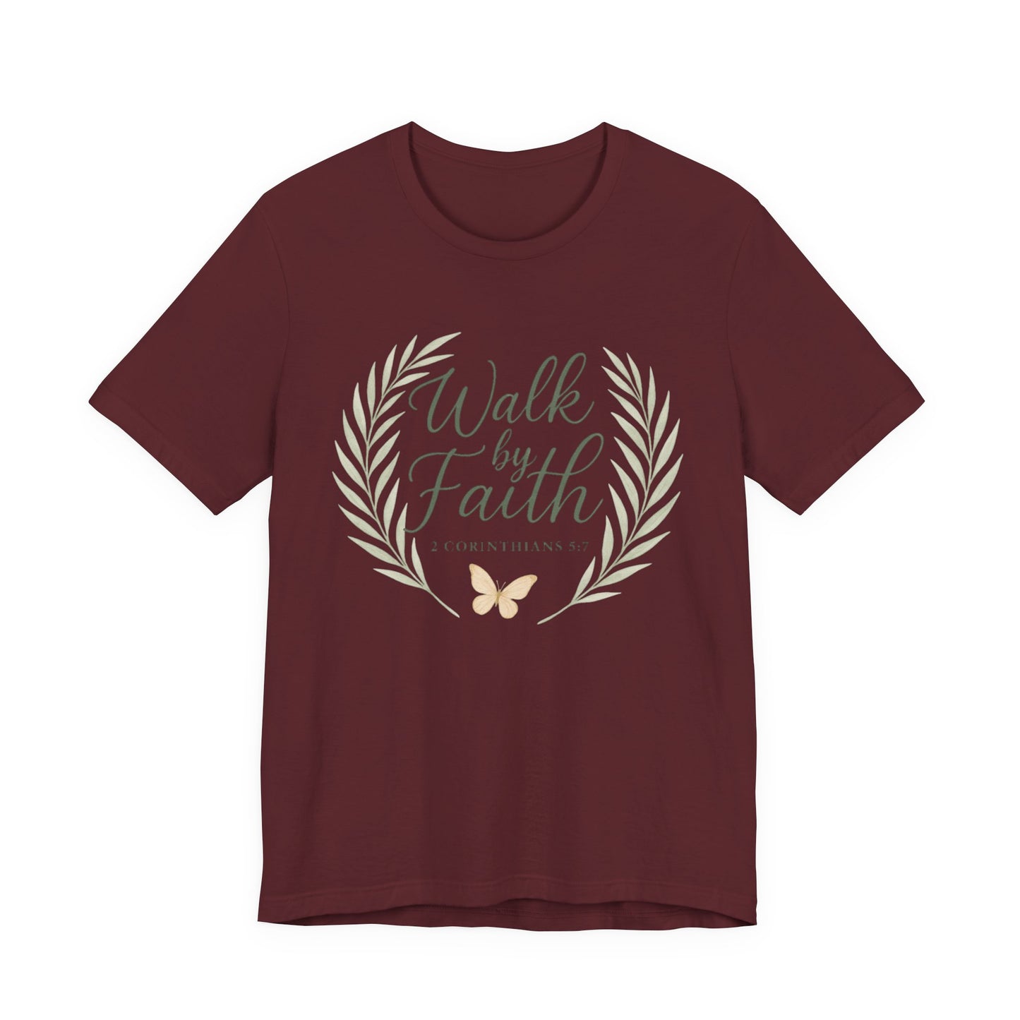 Walk by Faith T-Shirt — Inspirational Christian Tee (2 Corinthians)