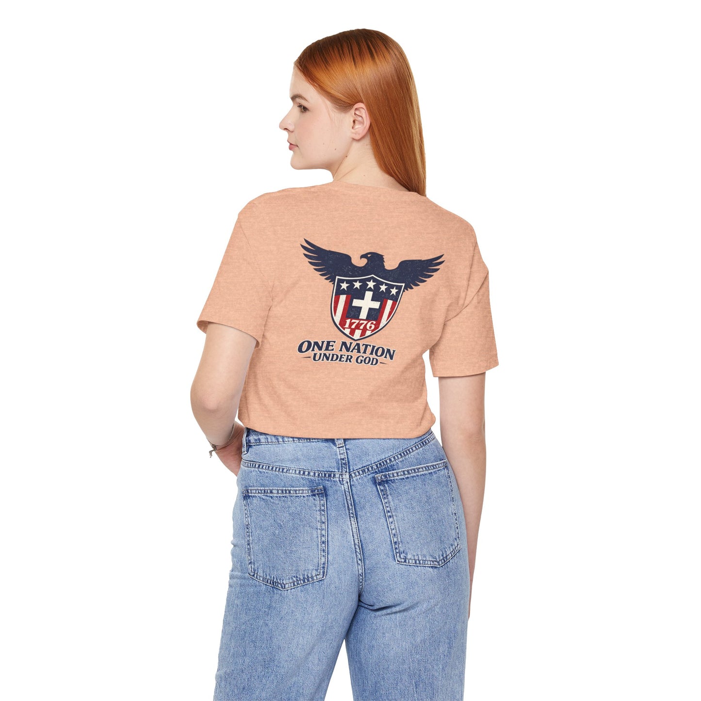 Patriotic Eagle 1776 T-Shirt — One Nation Under God Tee