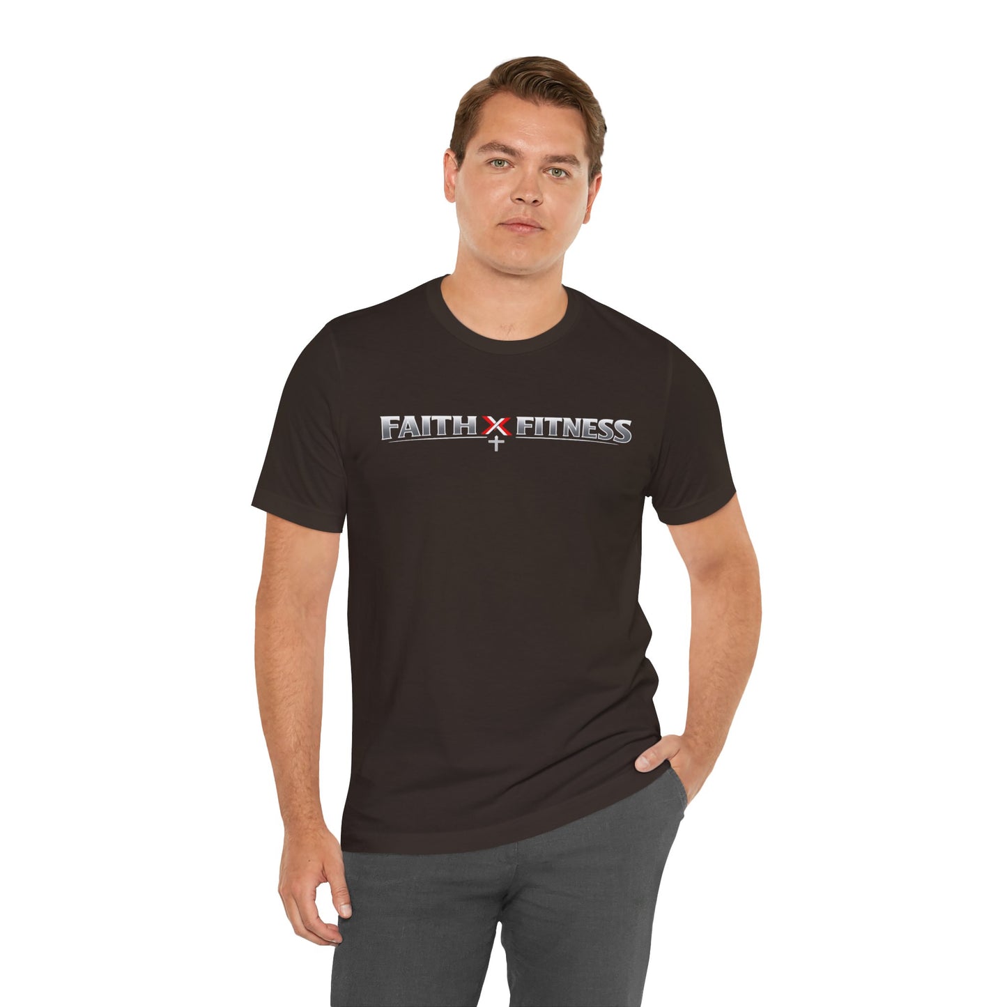 Faith x Fitness T-Shirt — Inspirational Workout Tee