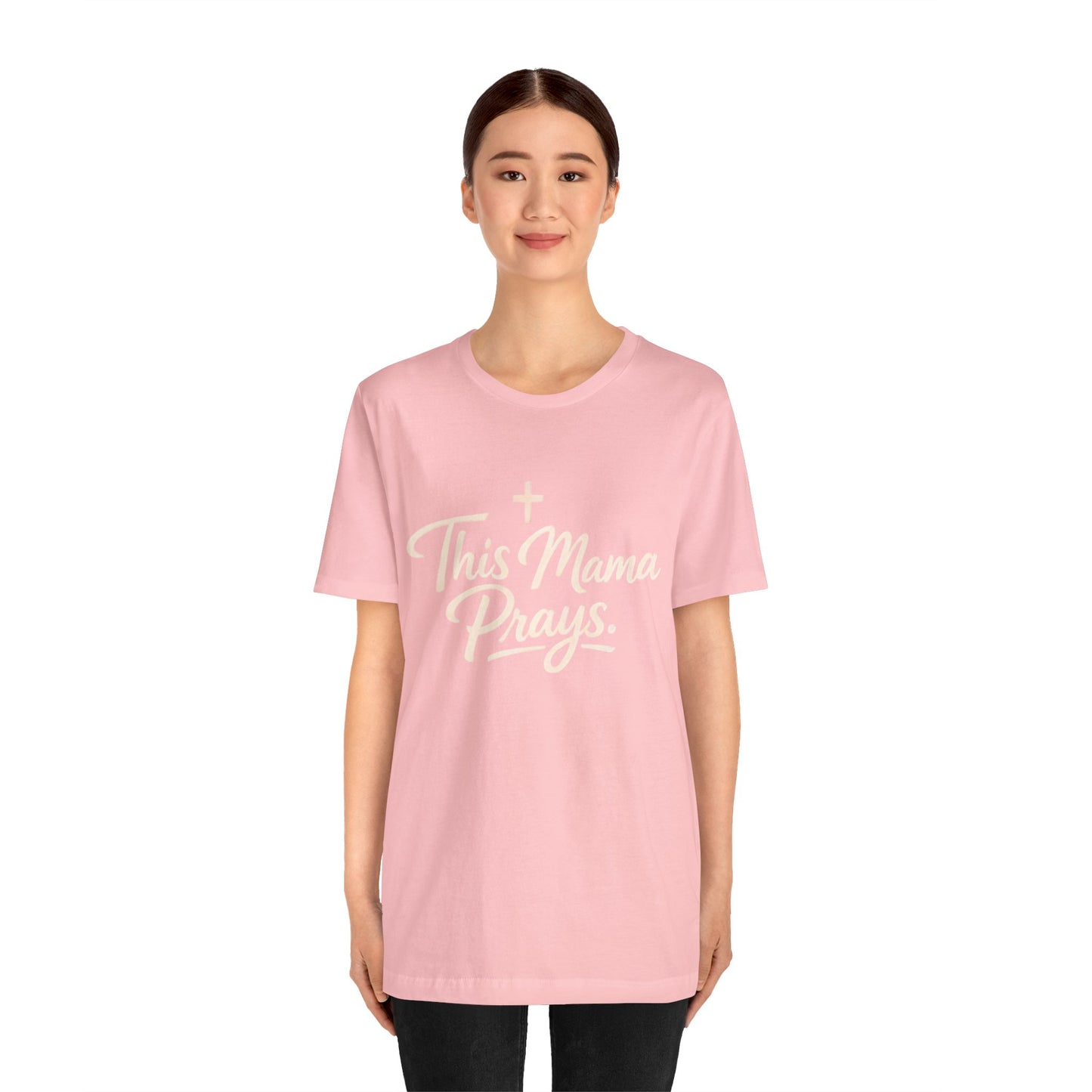 T-Shirt — “This Mama Prays” Faith Graphic Tee