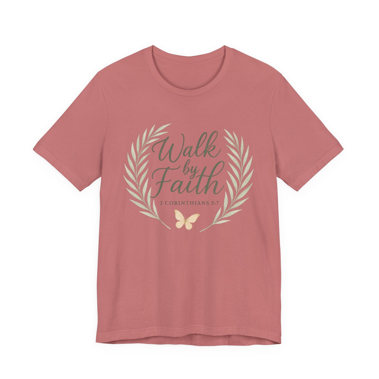 Walk by Faith T-Shirt — Inspirational Christian Tee (2 Corinthians)